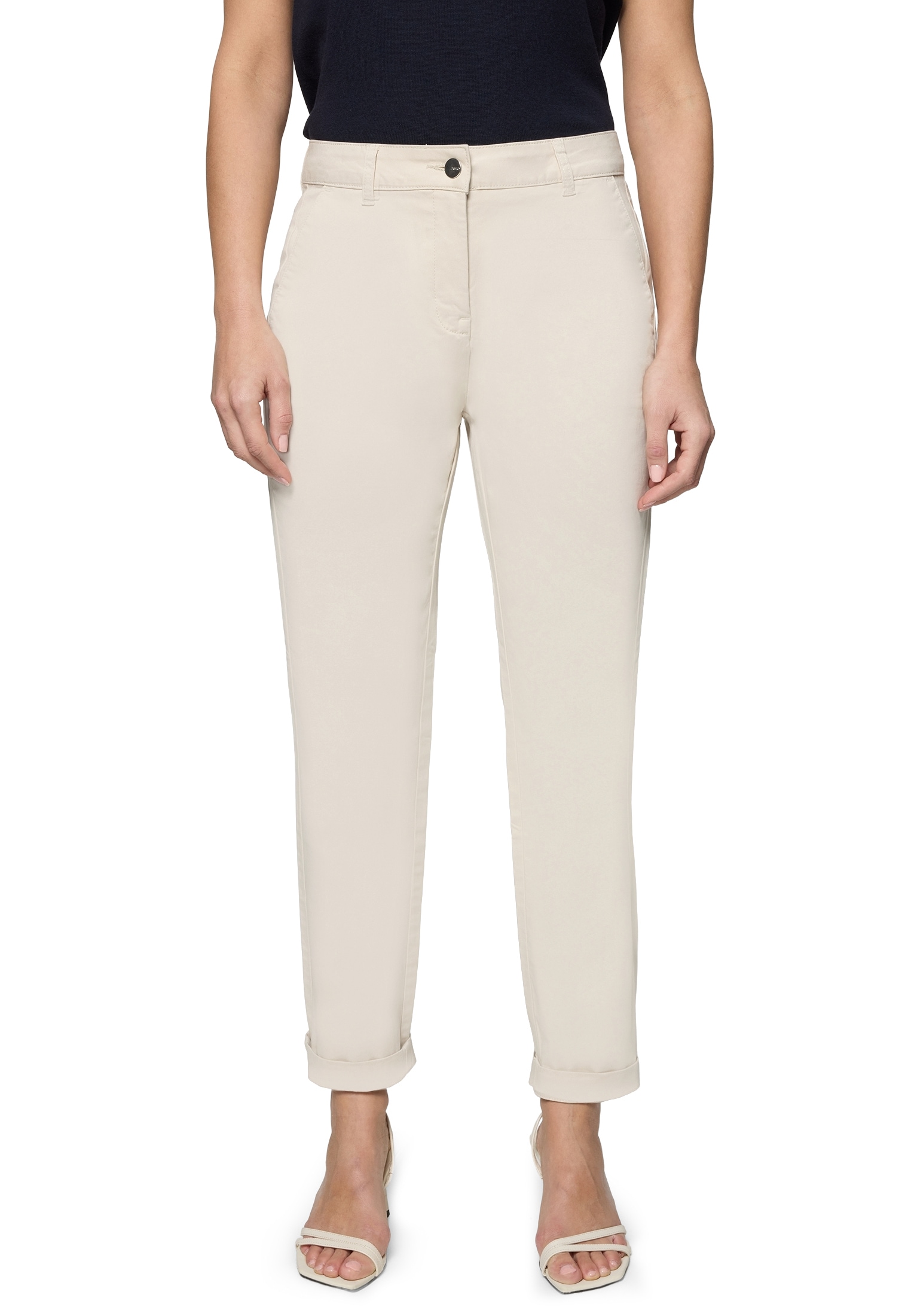 Zero Stoffhose »Damen mit Stretch 28 Inch«  Plain/ ohne Details
