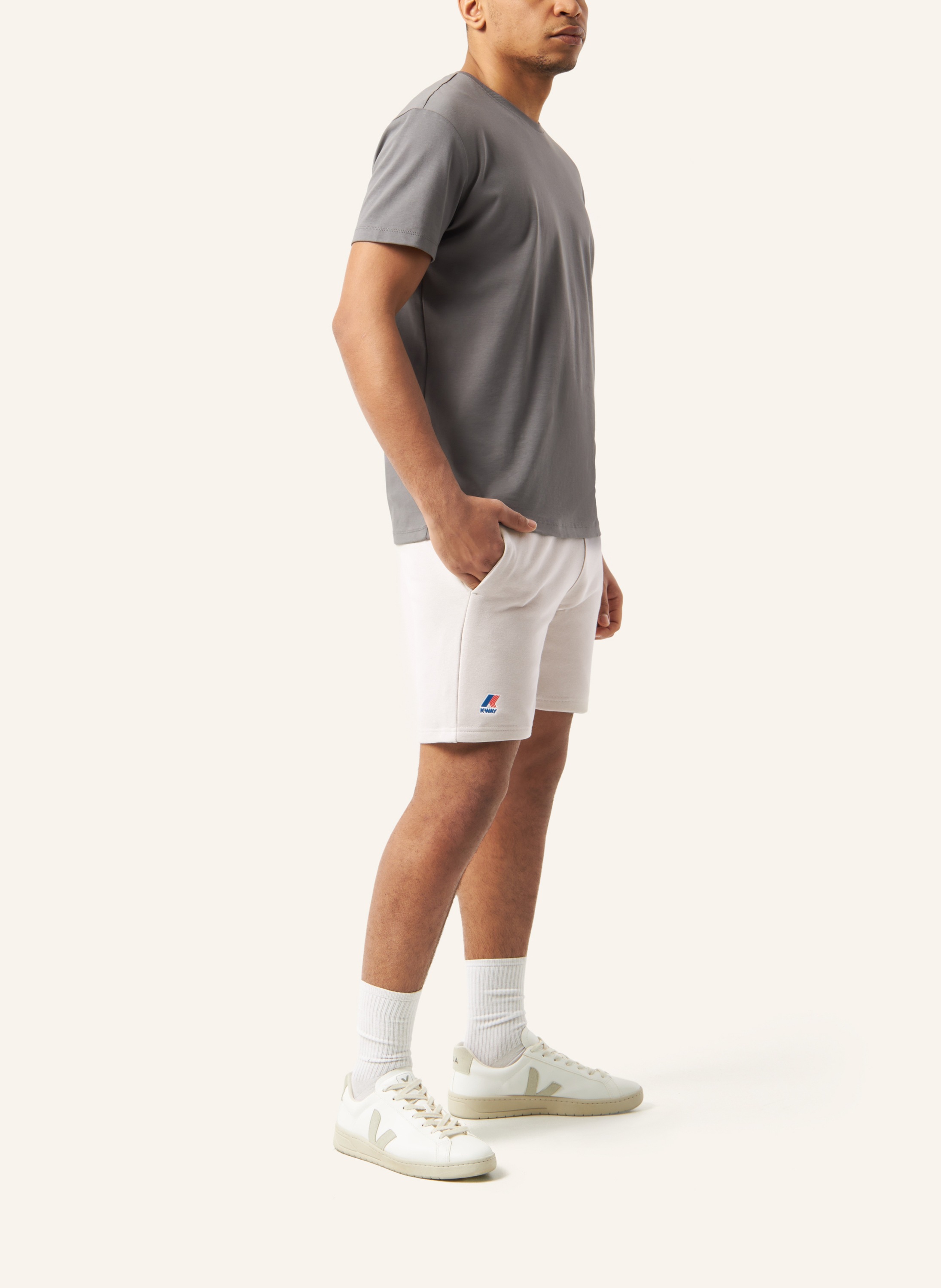 K-WAY Jogginghose »K-Way Sweatshorts LE VRAI DORIAN POLY COTTON«