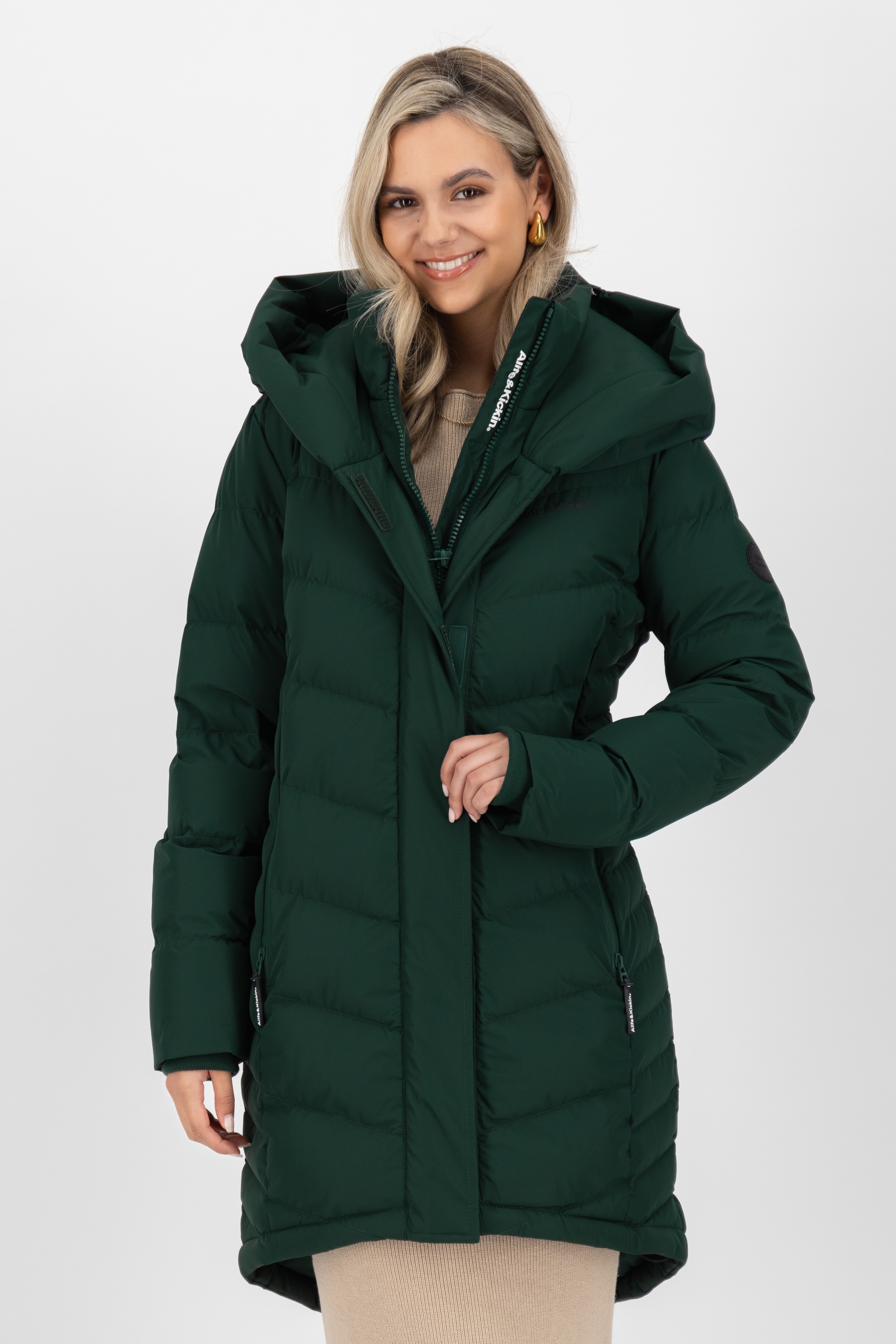 Alife & Kickin Winterjacke »Damen AngelaAK A«, Warme gefütterte Damen Winterjacke mit kuschligem Teddy-Innenfutter