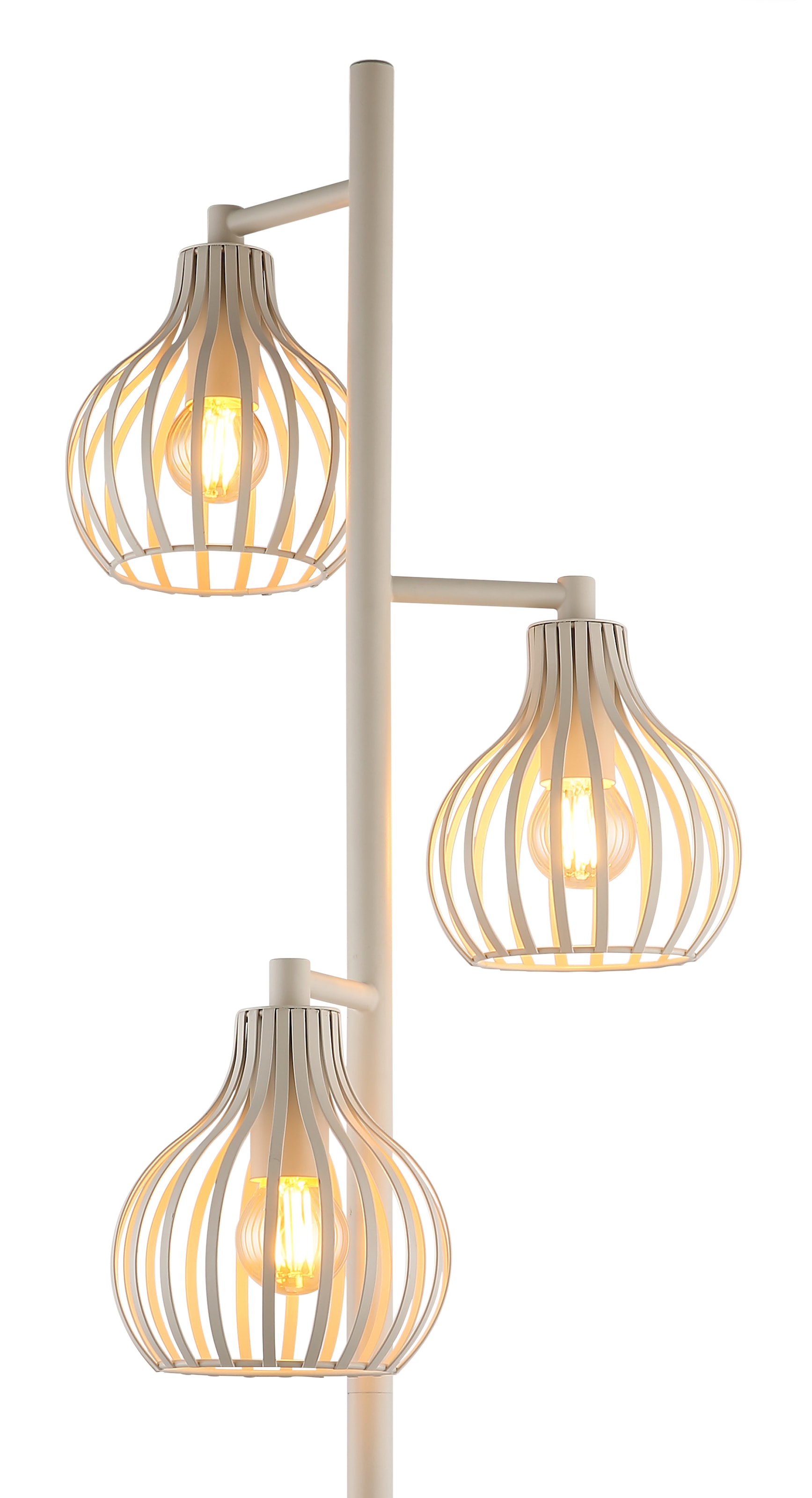 my home Stehlampe »Heta«, 3 flammig, Leuchtmittel E14 | ohne Leuchtmittel