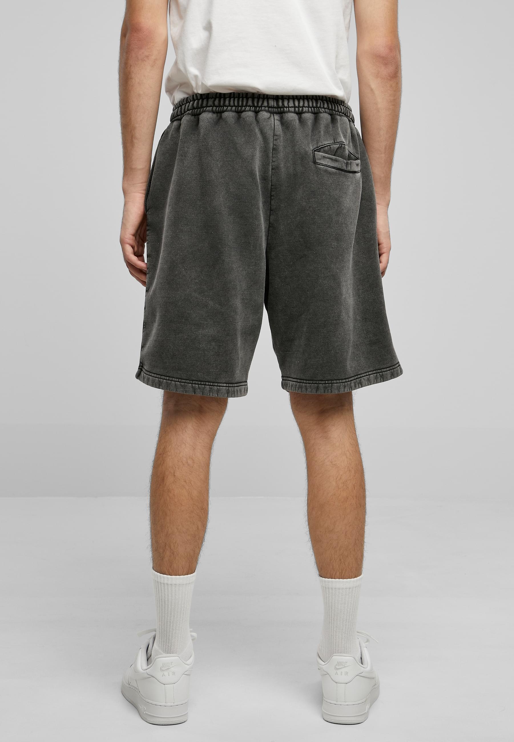 URBAN CLASSICS Sweatshorts »Urban Classics Herren Heavy Stone Washed Sweat Shorts«, (1 tlg.)