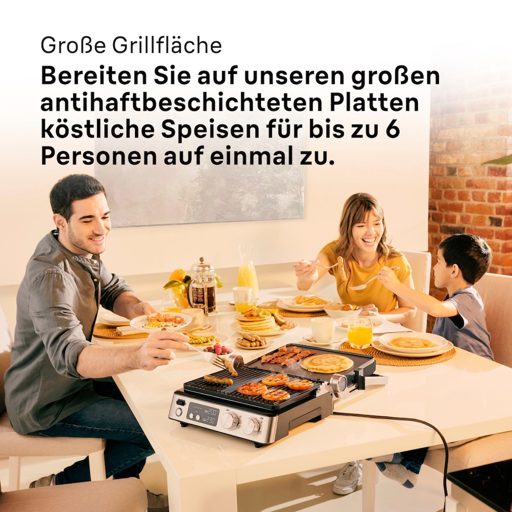 Braun Kontaktgrill »Multigrill 7 CG 7040 silber«, 2000 W