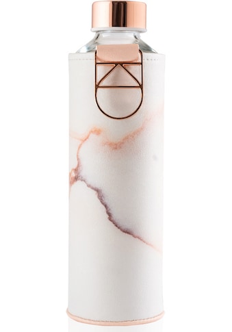 equa Trinkflasche »Mismatch Lava«, Borosilikatglas, Hülle aus Kunstleder, 750 ml kaufen