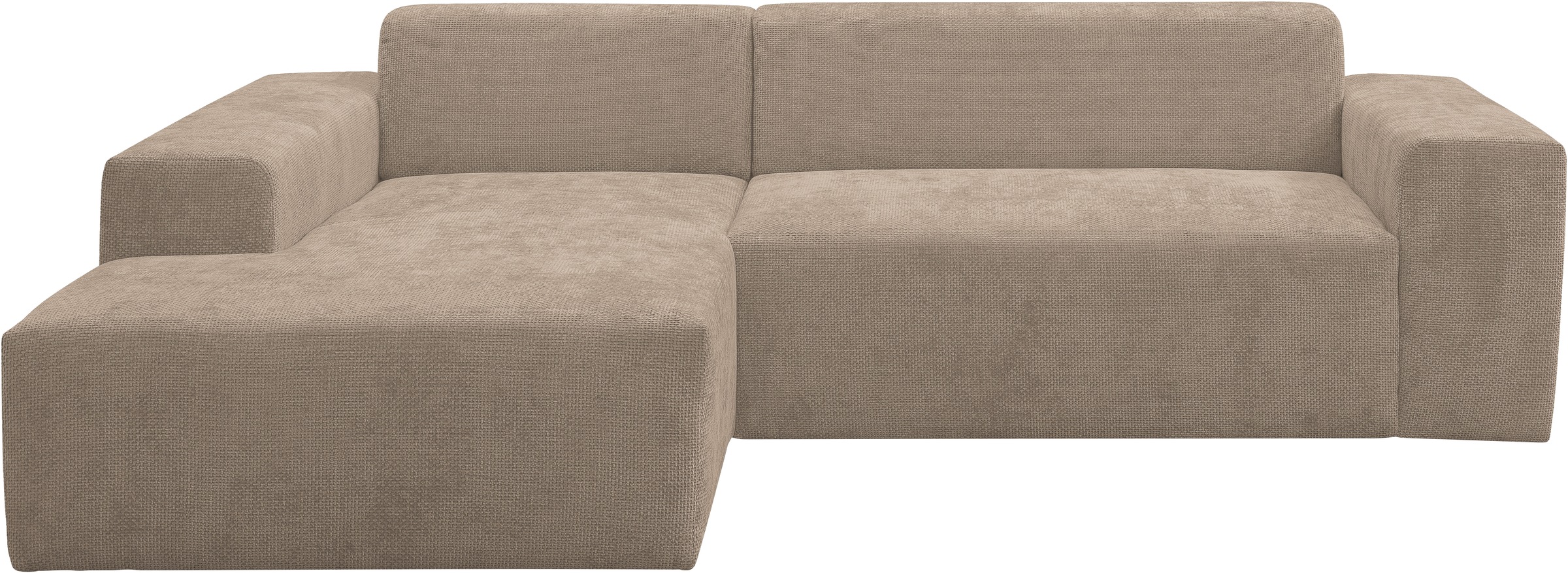 WERK2 Ecksofa "Zeus-L modern und zeitlos, Breite 253cm, bequemes Sofa", Cur günstig online kaufen