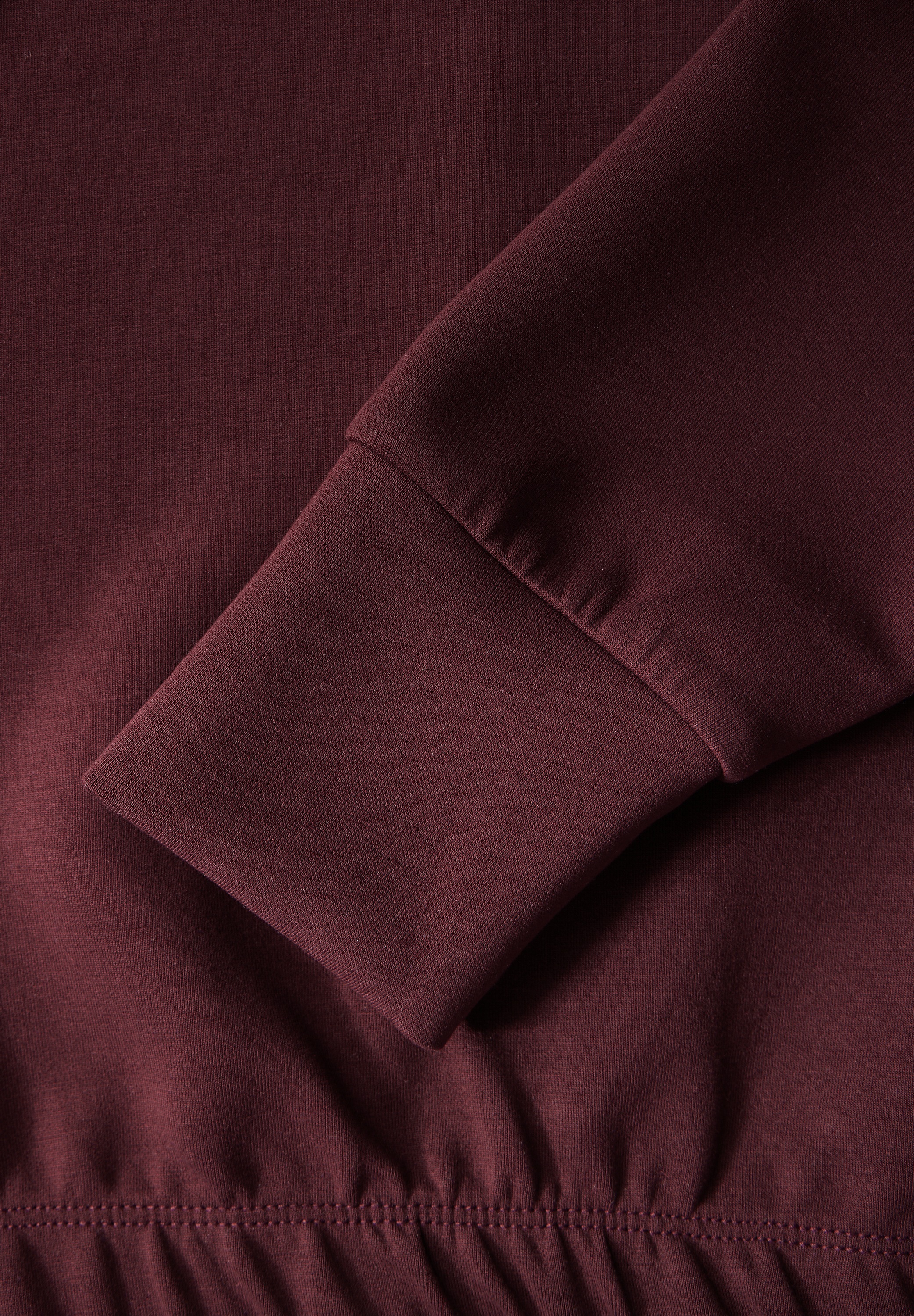 STREET ONE STUDIO Langarmshirt, mit Elastikbund