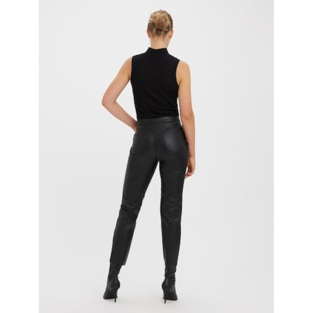 | Friday PL STRAIGHT NOOS« PANT Vero Moda BAUR HR »VMBRENDA ANK Black Lederimitathose