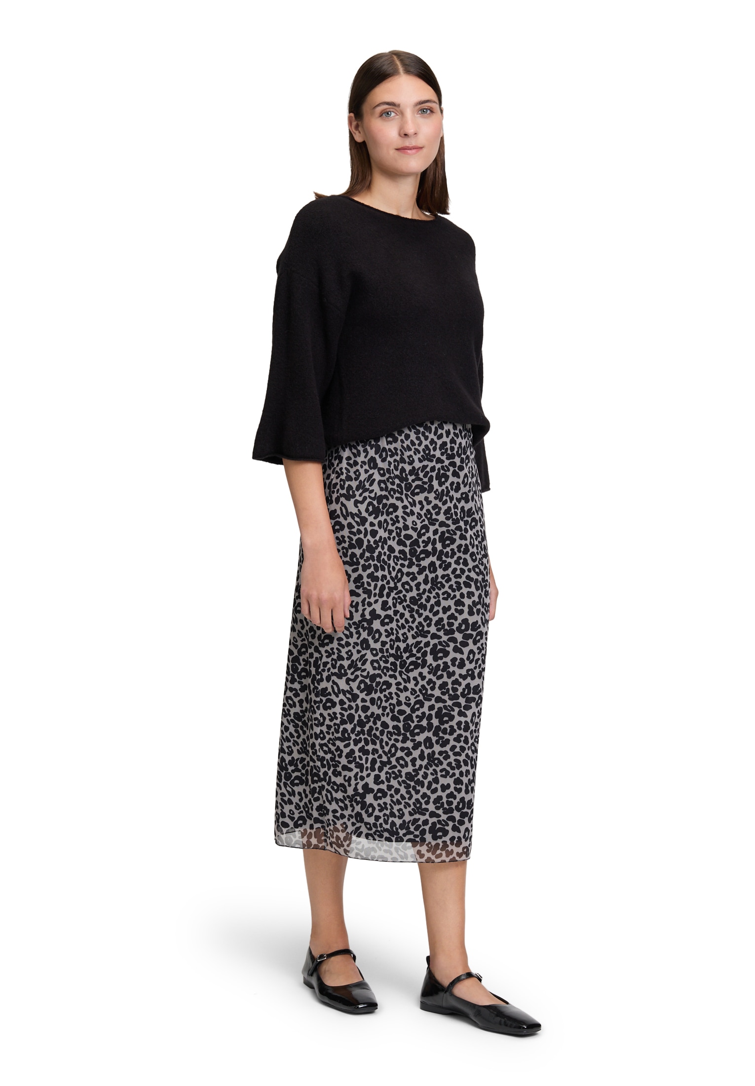 Vera Mont Maxirock »Vera Mont Damen Bleistiftrock mit Leoprint«