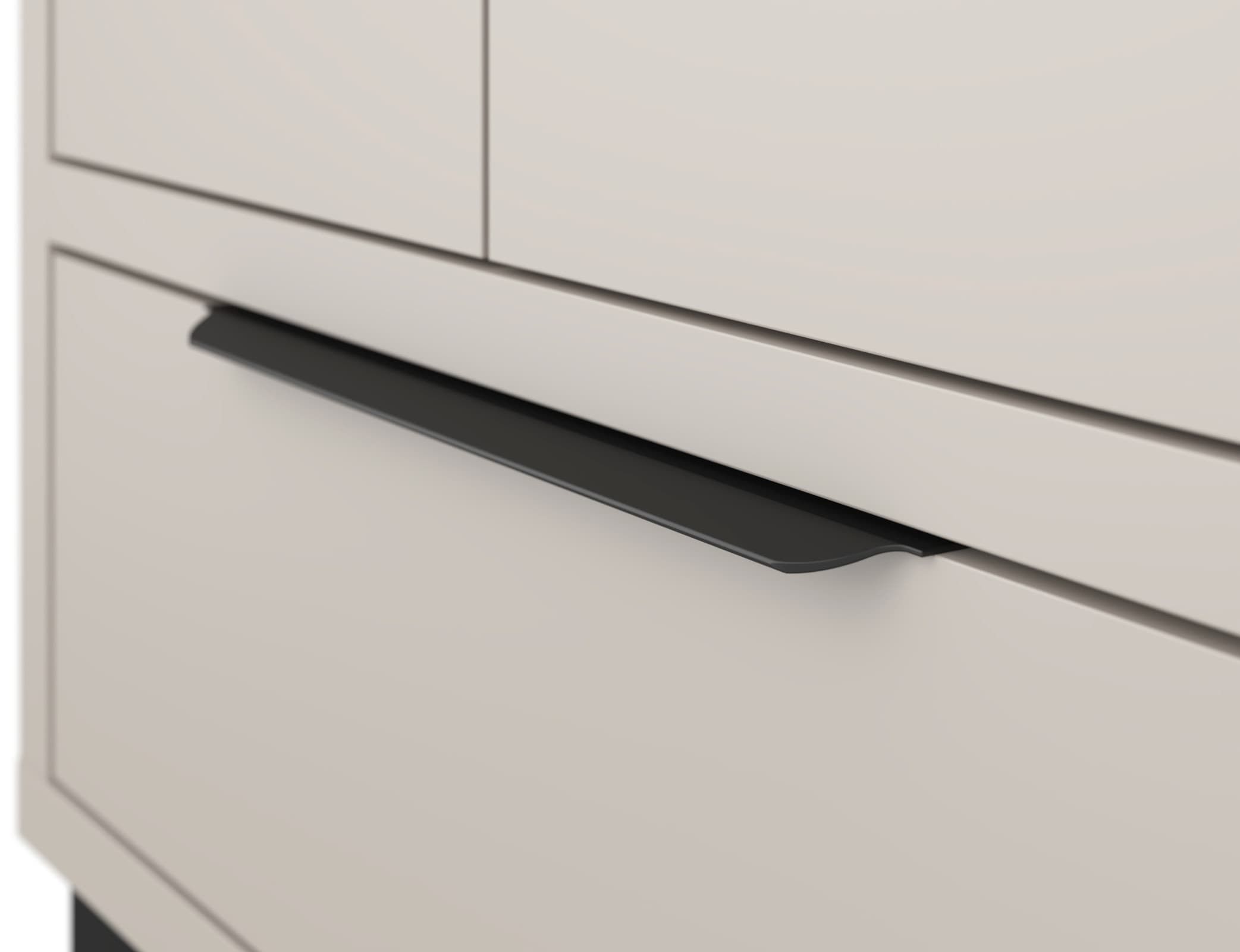 Home affaire Drehtürenschrank »Bronne,Breite 89,5 cm, Mehrzweckschrank, Universalschrank, Garderobe« Kleiderschrank, 1 Schublade, Metallgriffe, Garderobe