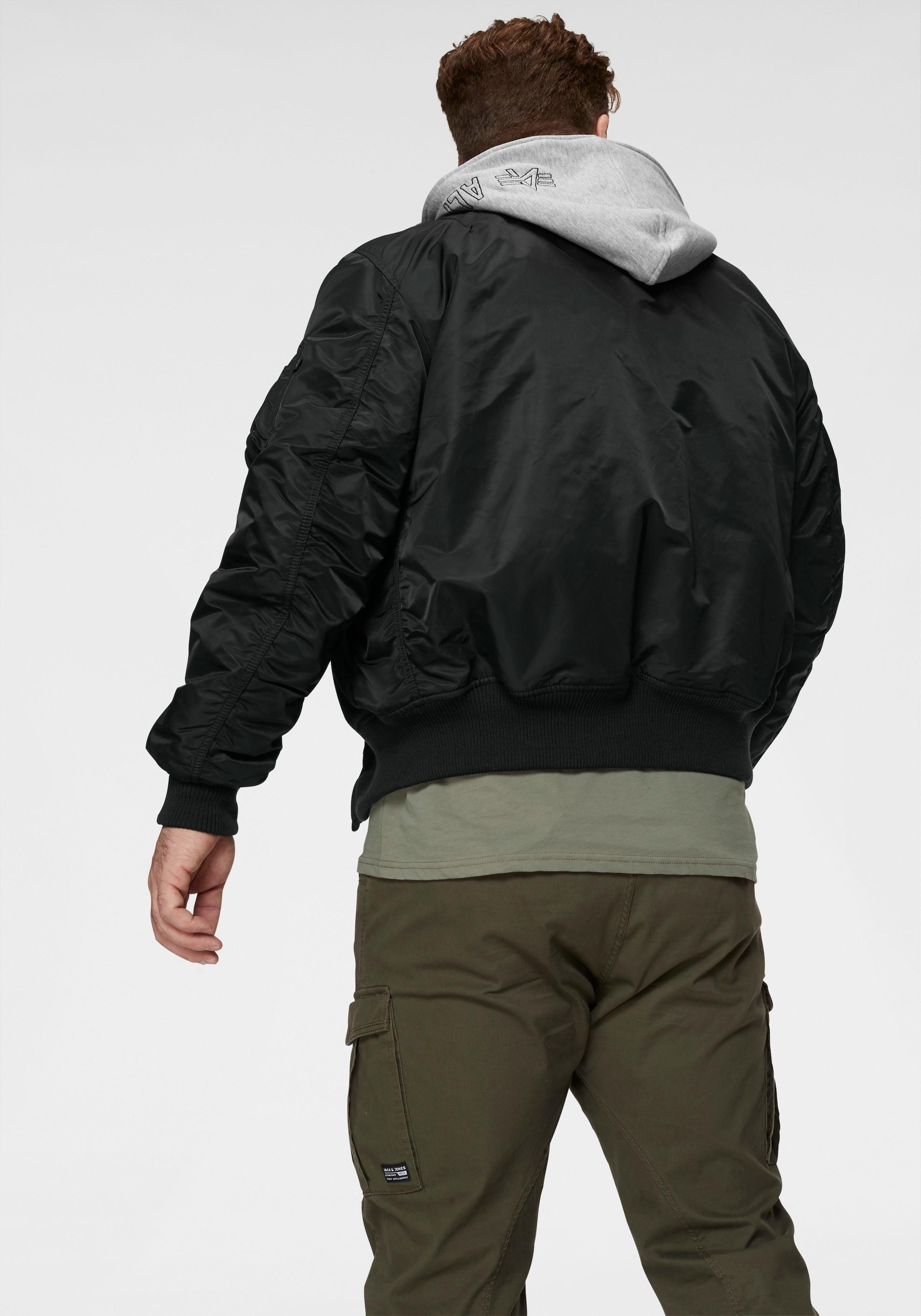 Alpha Industries Bomberjacke »MA-1 D-TEC«, mit Kapuze