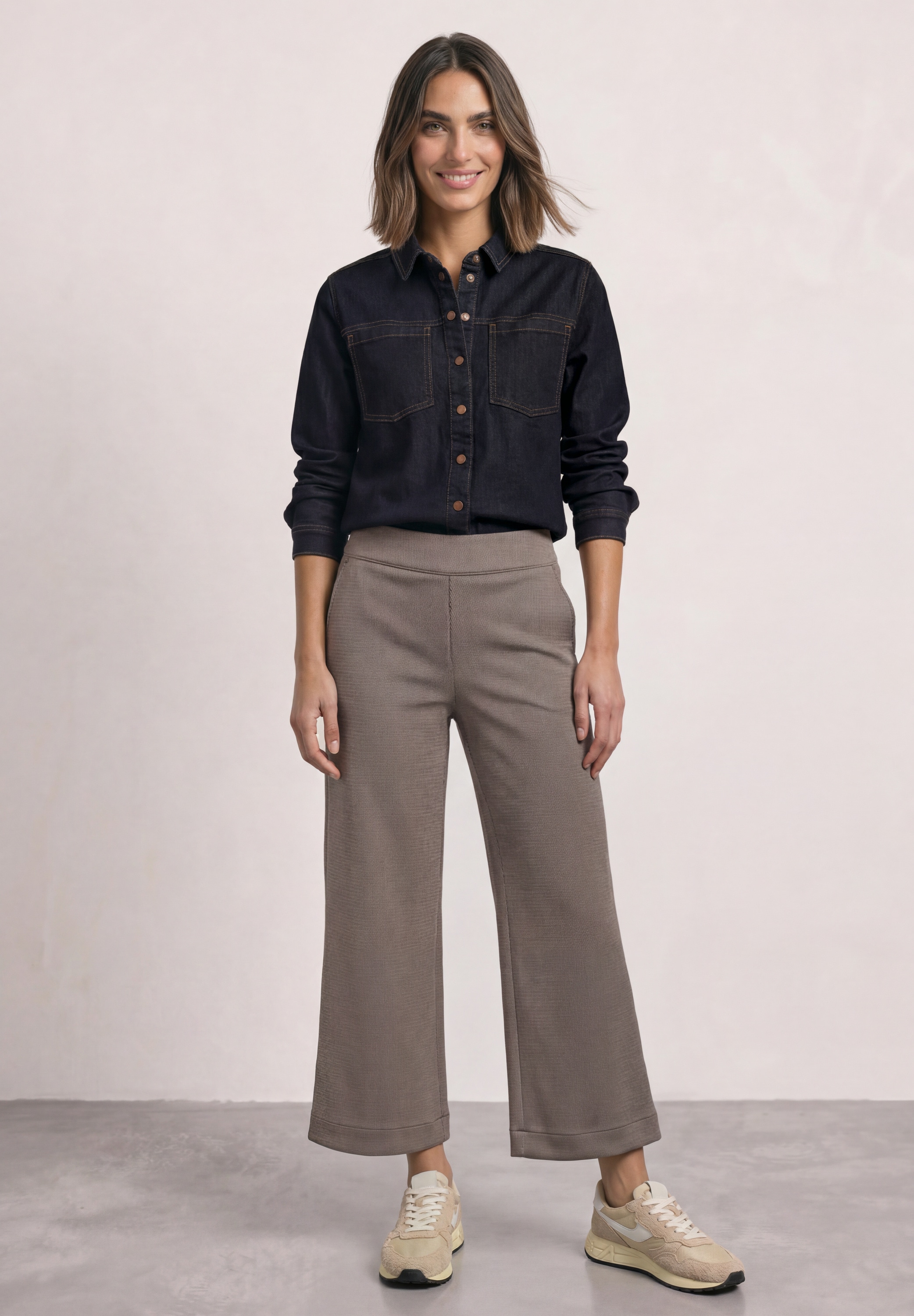 STREET ONE Stoffhose  High Waist
