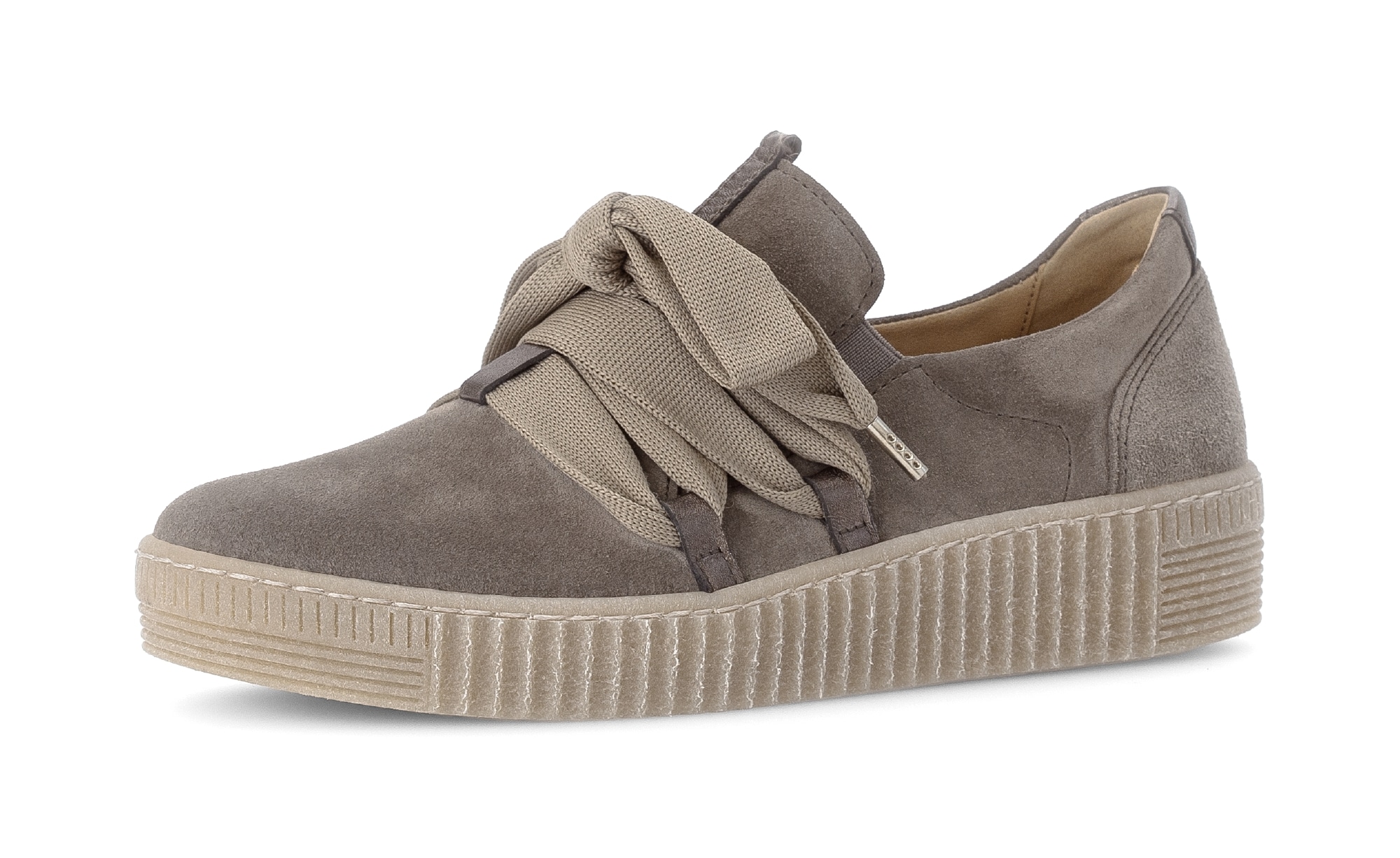 Gabor Plateausneaker, Schnürschuh, Halbschuh, Slipper mit aufgesetzter Zier günstig online kaufen