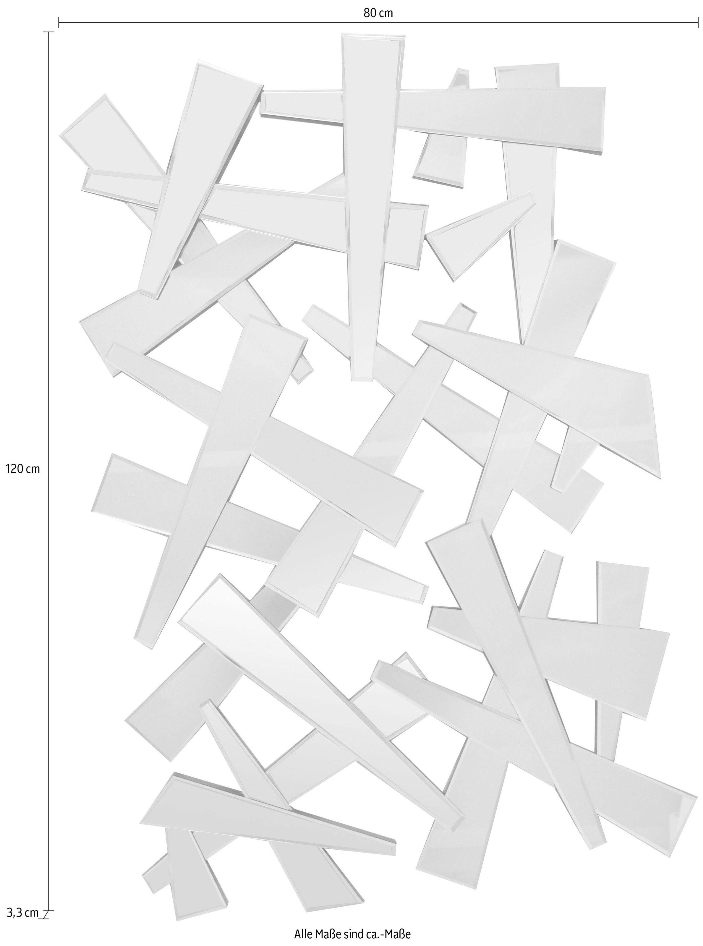 SalesFever Wandspiegel, in abstraktem Splitterdesign