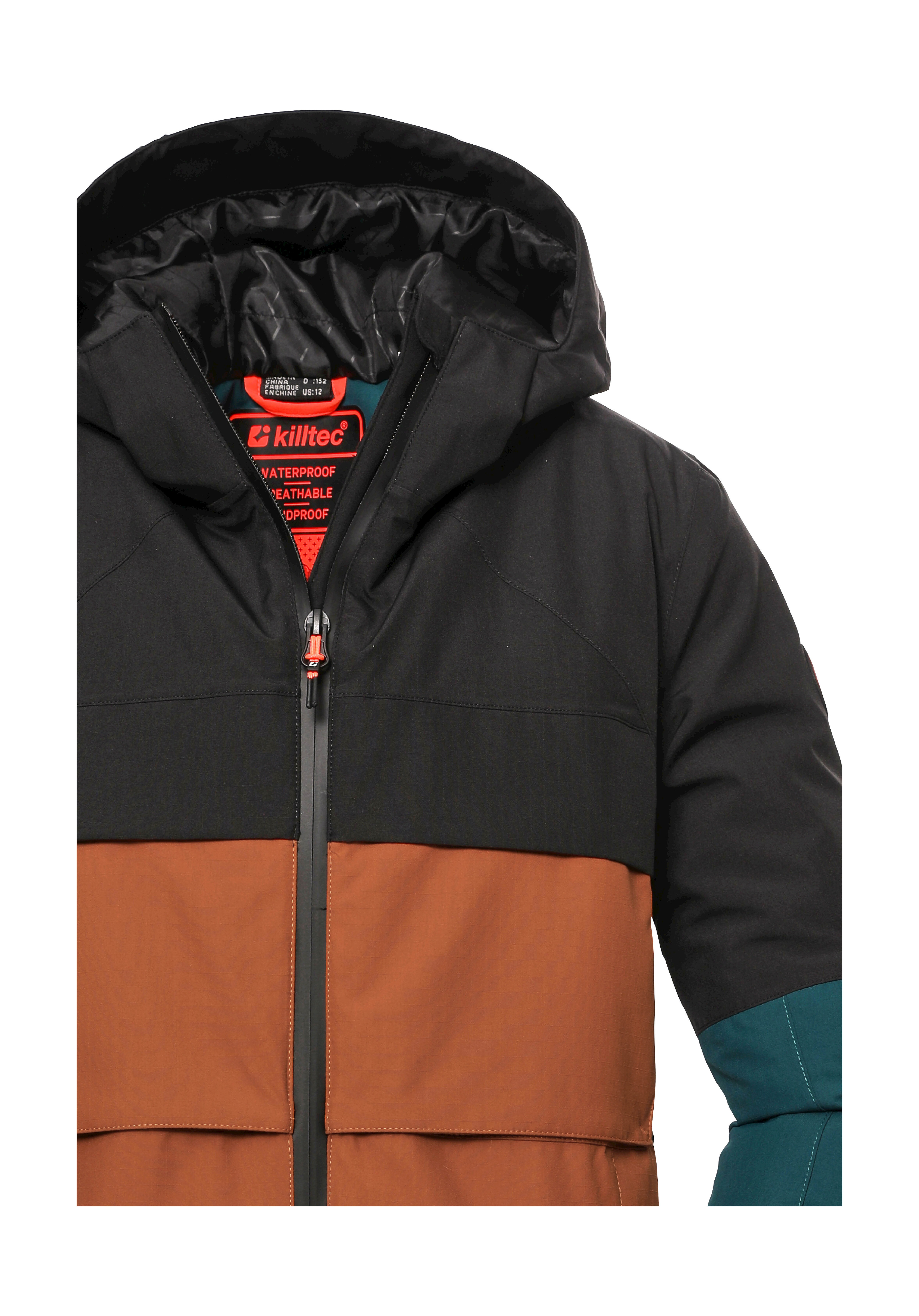 Thumbnail - Killtec Skijacke "KSW 126 BYS SKI JCKT" Wasserdichte, atmungsaktive Skijacke mit verstellbarer Kapuze