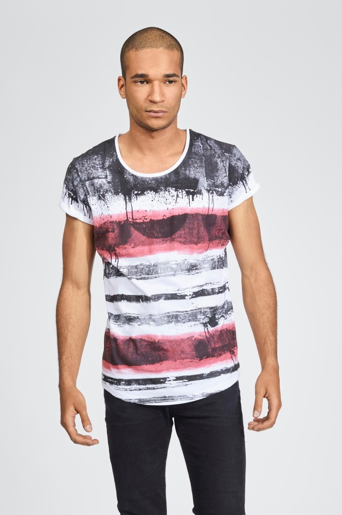 T-Shirt red zebra
