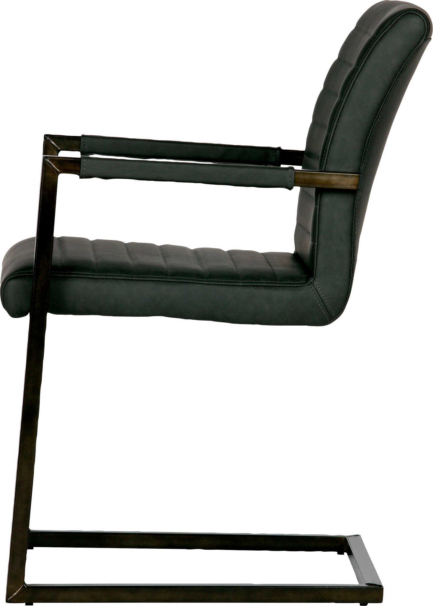 WOOOD Esszimmerstuhl »BASS«, 2 St., Kunstleder, Freischwinger, Breite 54 cm