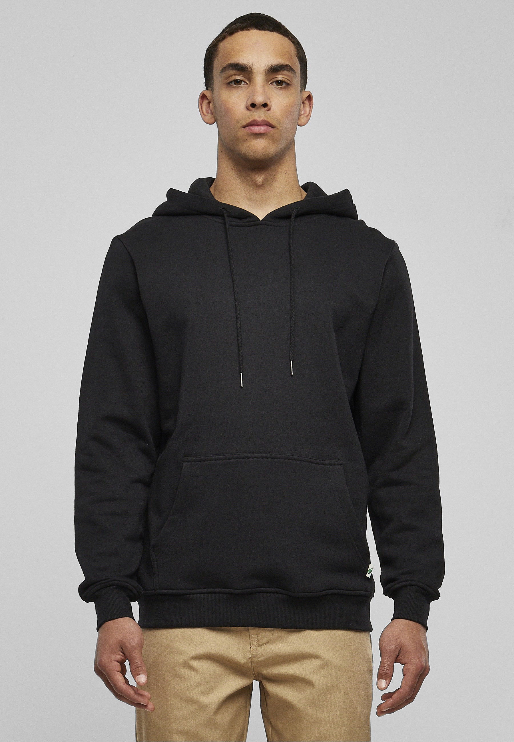 URBAN CLASSICS Rundhalspullover "Urban Classics Herren Organic Basic Hoody" günstig online kaufen