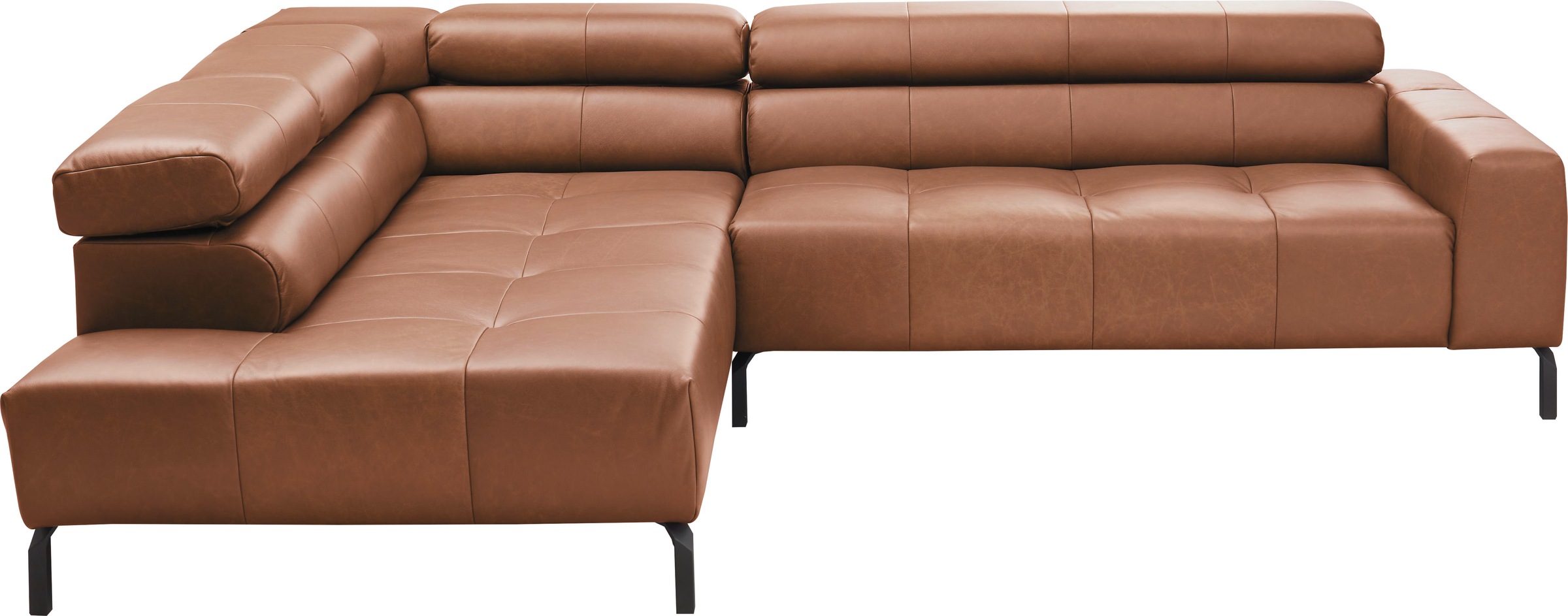 Home affaire Ecksofa "Claya, L-Form, incl. Kopfteilverstellung, Breite 276 cm" wahlweise elektrischer Sitzvorzug