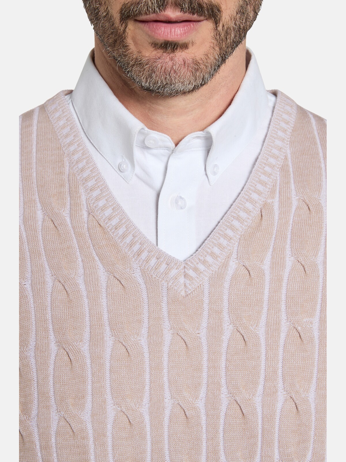 Babista V-Ausschnitt-Pullover »Pullover CARIELLO«, (1 tlg.), im stilvollen Strickmuster