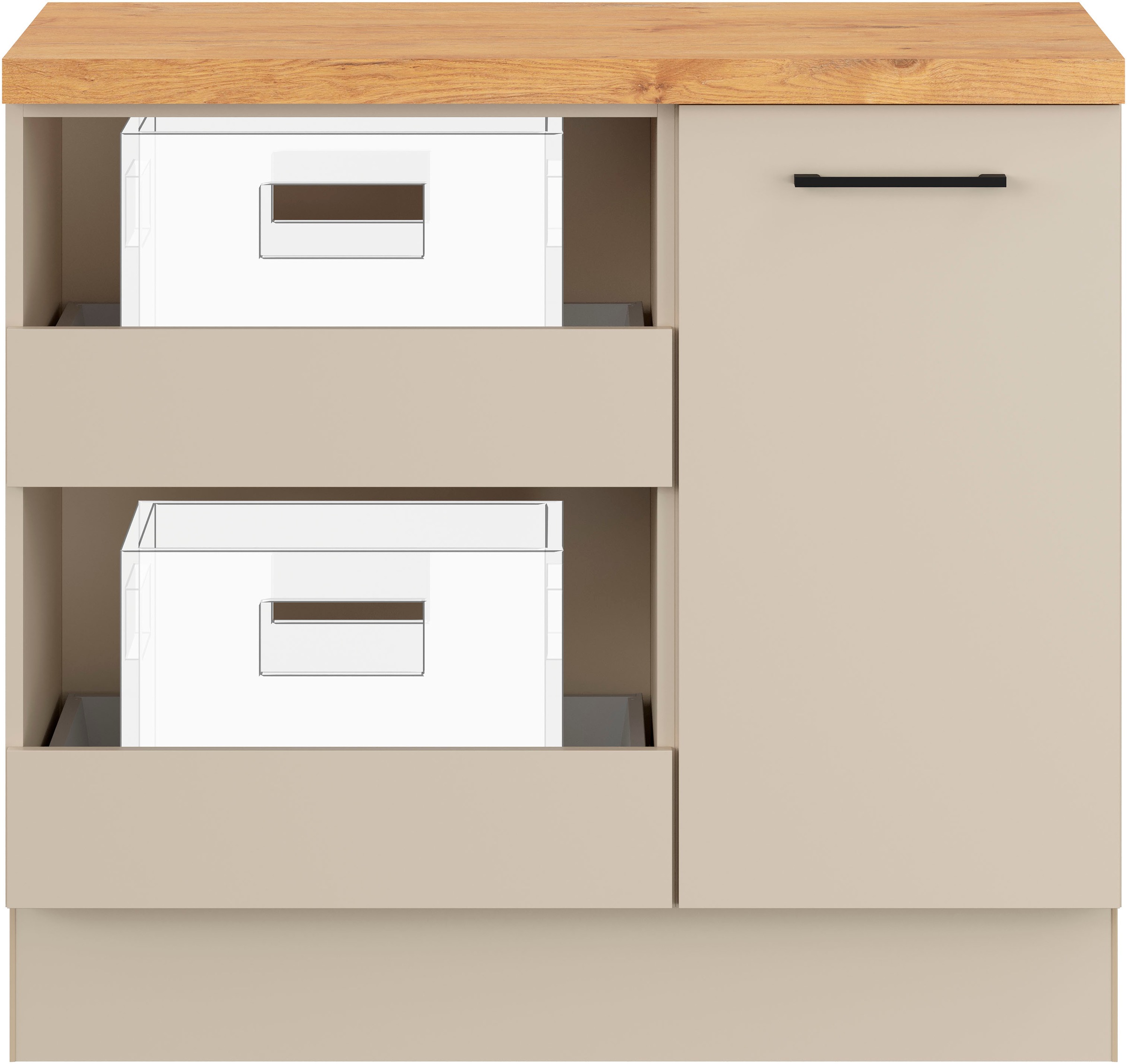 IMPULS KÜCHEN Mehrzweckschrank-Set "Warschau" 4 Stk. tlg. günstig online kaufen