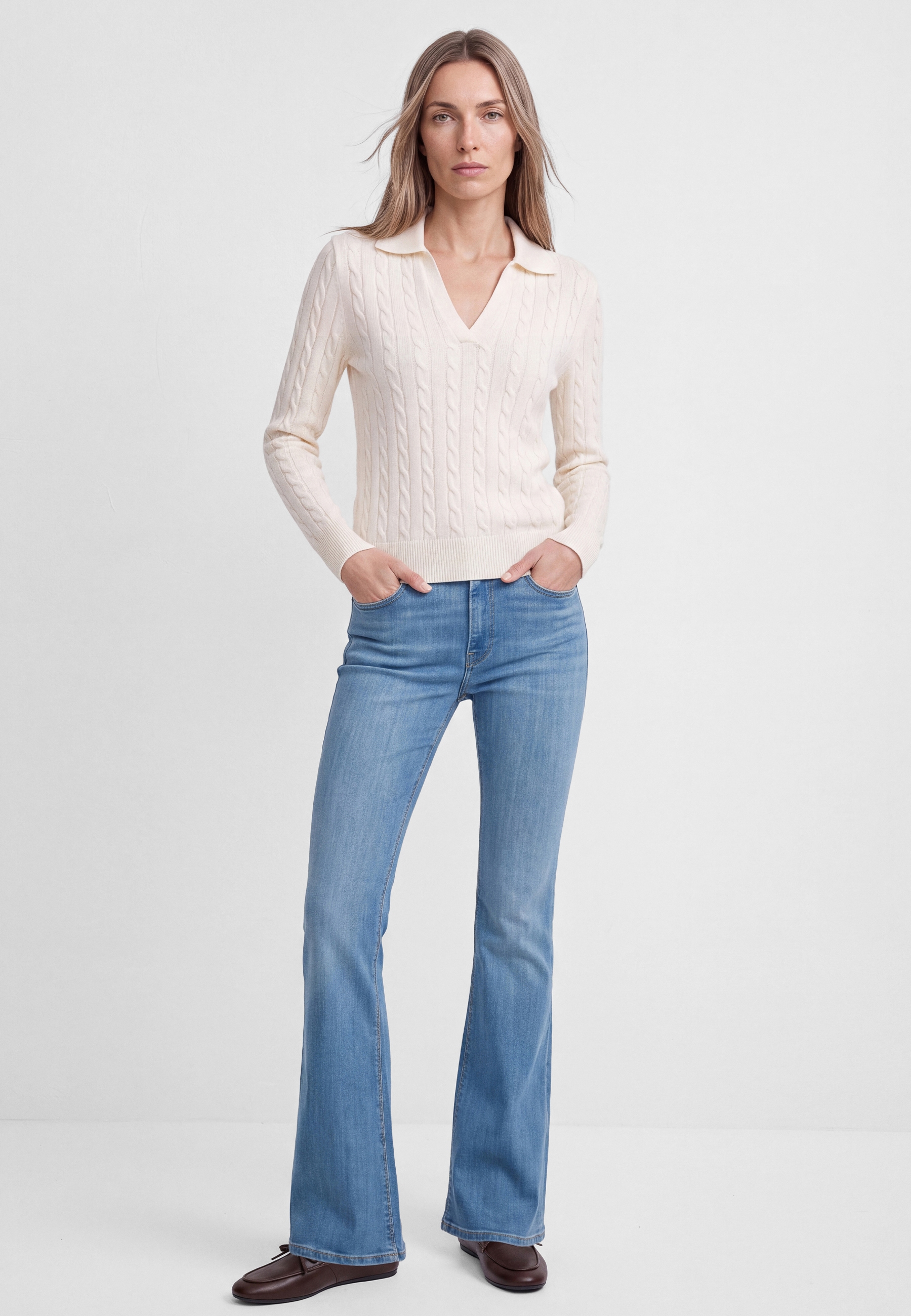 Mavi Strickpullover "POLO NECK TRICOT" Pullover Feinstrick