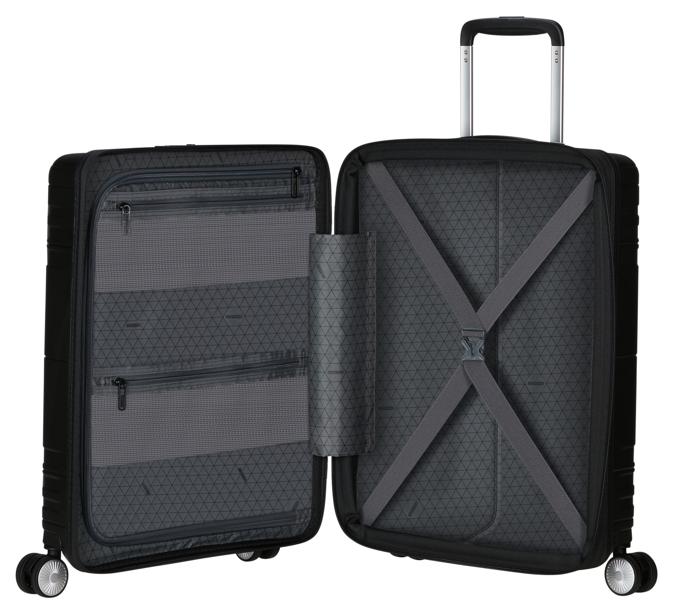 American Tourister® Handgepäck-Trolley »HELLO CABIN 55«, 4 Rollen, Handgepäck-Koffer Reisegepäck Koffer TSA-Zahlenschloss