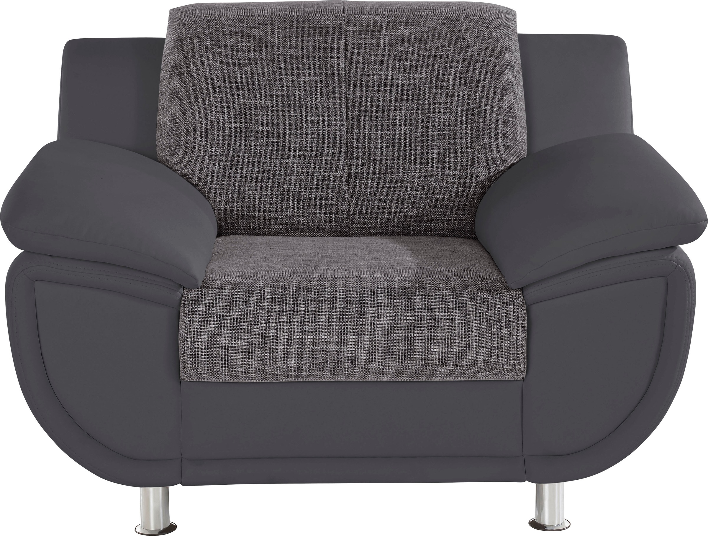 TRENDMANUFAKTUR Sessel »Rondo 3, Loungesessel«, wahlweise mit komfortablem Federkern, mit extra breiten Armlehnen