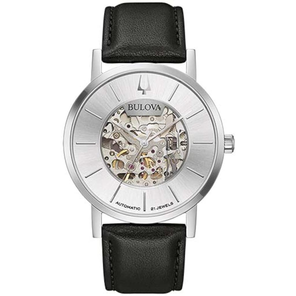 Bulova Mechanische Uhr »96A279«, Armbanduhr, Herrenuhr, Automatik