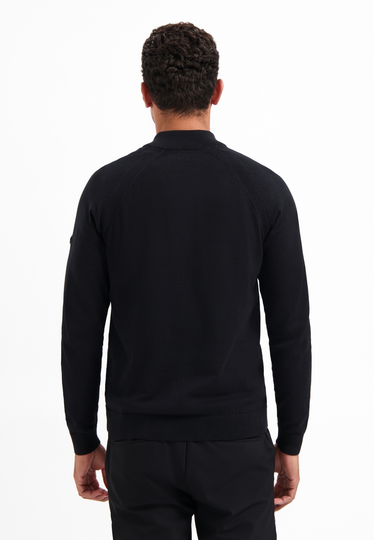 NO EXCESS Stehkragenpullover "No Excess Half-Zip-Pullover Pullover Half Zip günstig online kaufen