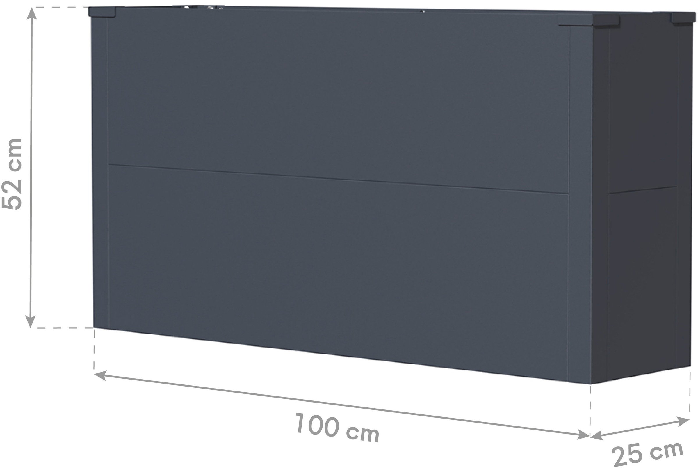 WESTMANN Pflanzkübel »Metall »Talus« in S, M, L oder XL« Anthrazit , in verschiedenen Größen erhältlich
