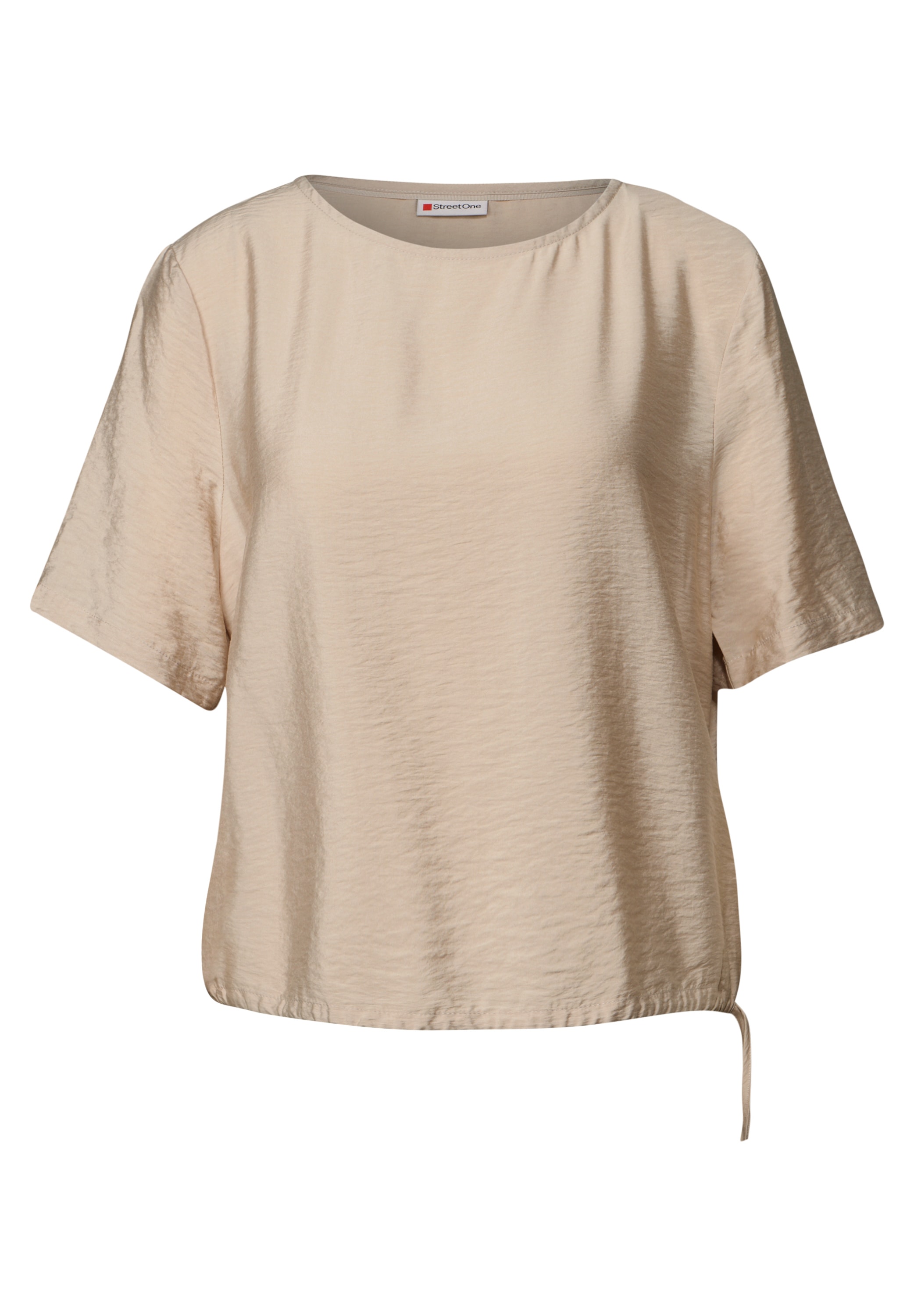 STREET ONE Klassische Bluse, mit Tunnelzug am Saum