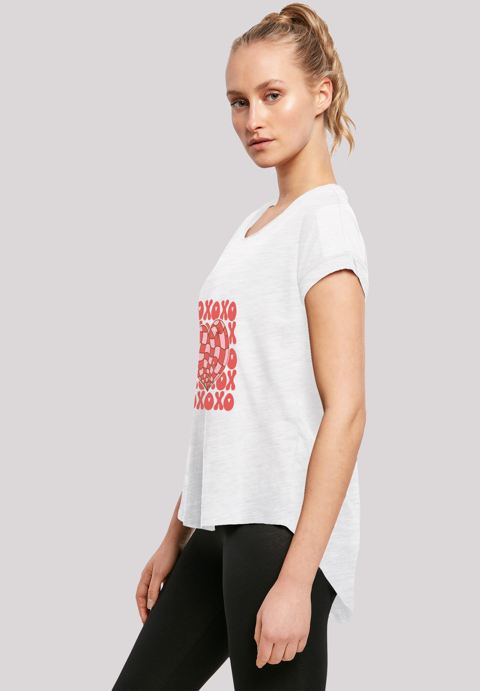F4NT4STIC T-Shirt »XOXO Herz Love«, Premium Qualität
