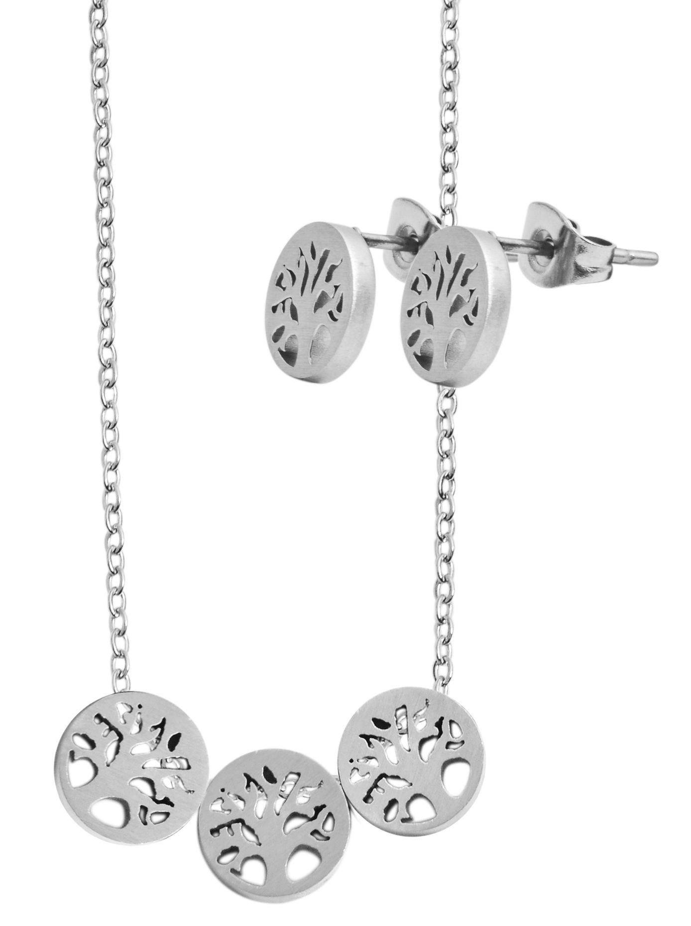 Adelia's Anchor Chain Necklace Silver 43cm 2