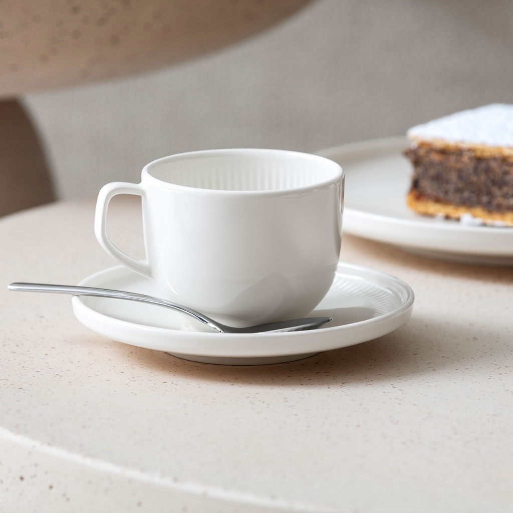 Villeroy & Boch Untertasse »Kaffeeuntertassen Afina ø 14,2 cm 6er Set weiß«