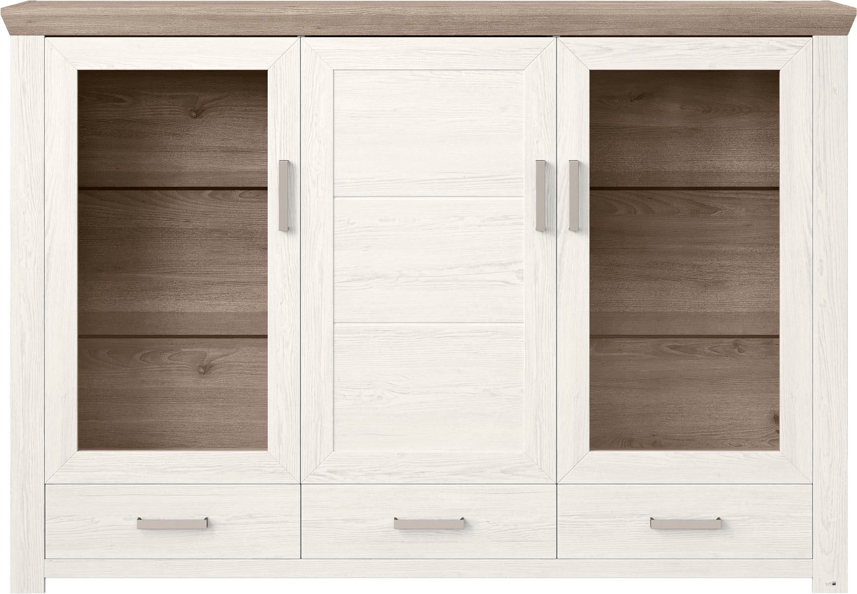 set one by Musterring Highboard »york«, Typ 57,Breite 184 cm