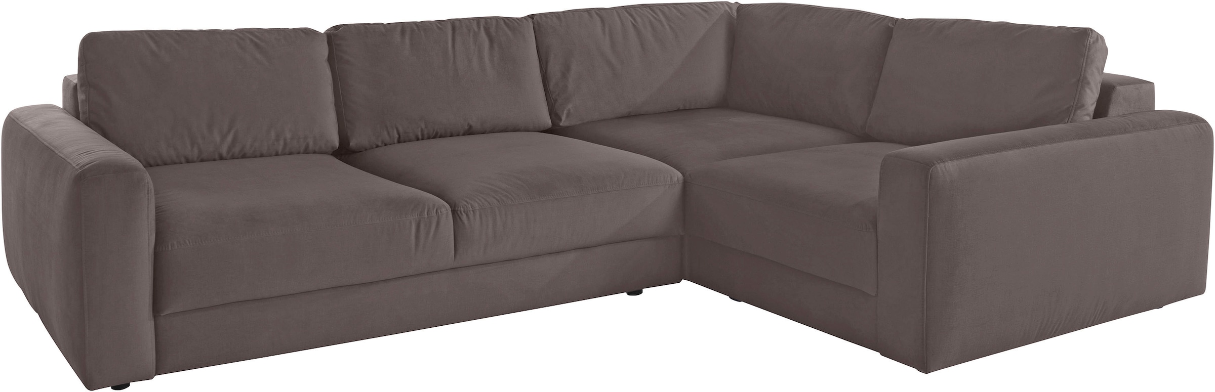 Home affaire Ecksofa "Bloomfield, Mega Polsterecke, Breite 289cm, viel Platz, L-Form" In verschiedenen Größen