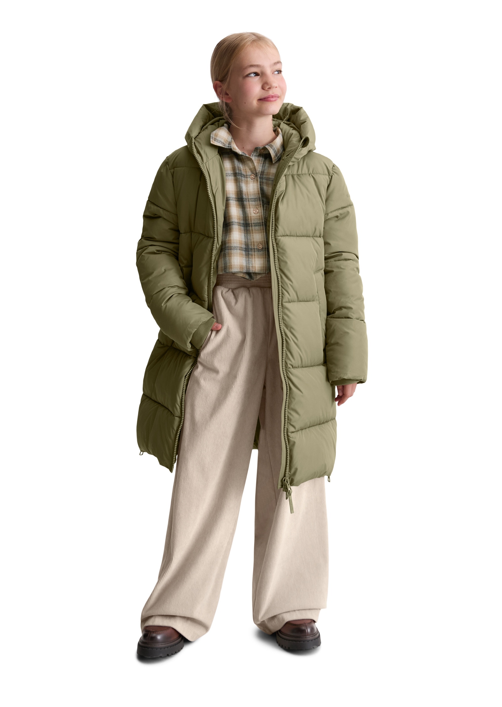 Marc O'Polo Outdoorjacke »aus recyceltem Polyester«, mit Kapuze