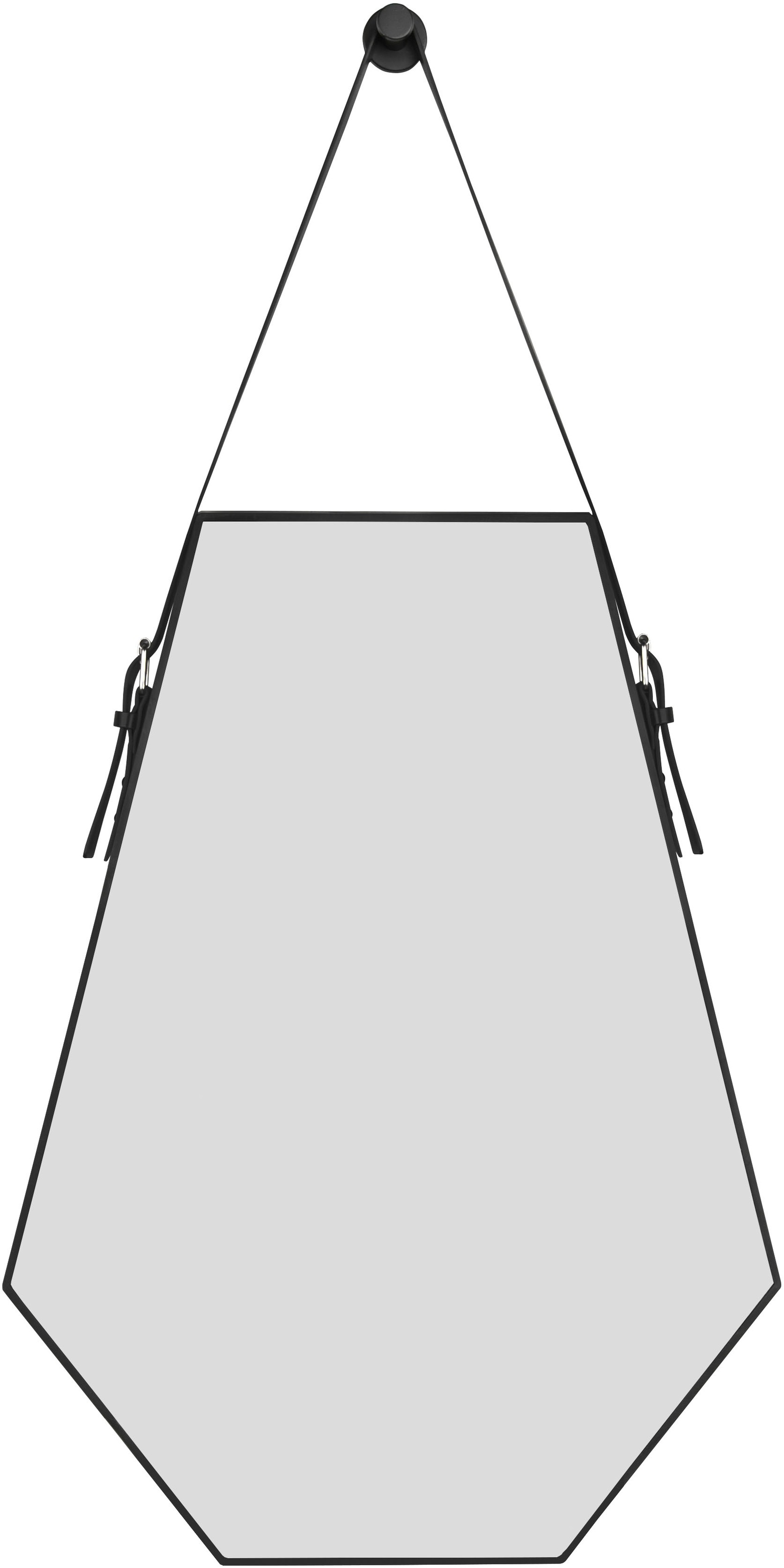 Thumbnail - MIRRORS AND MORE Dekospiegel "Emmi" sechseckige Form, dekoratives Lederband