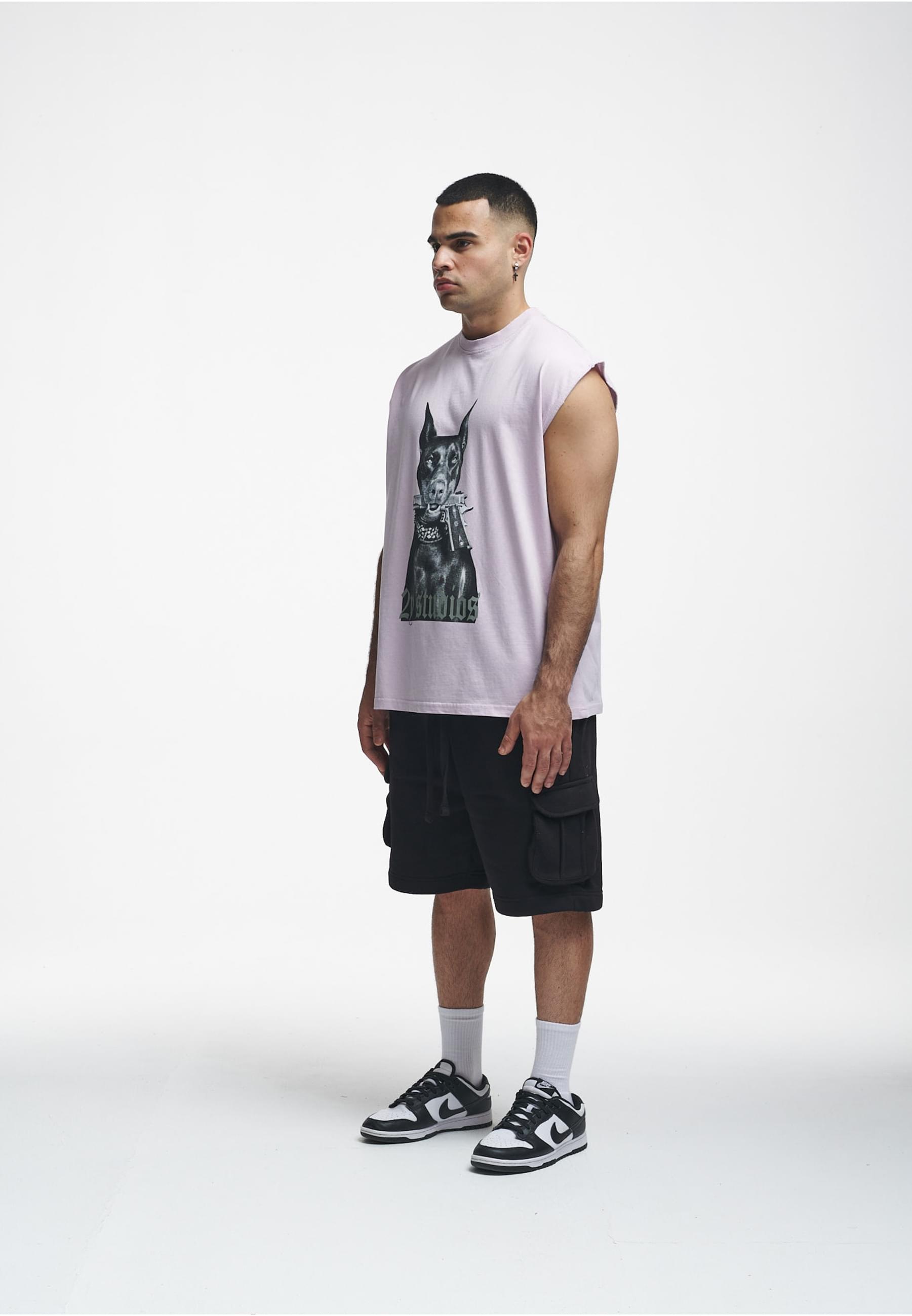 2Y Studios Tanktop »2Y Studios Herren 2Y Doberman Oversize Sleeveless Shirt«, (1 tlg.)