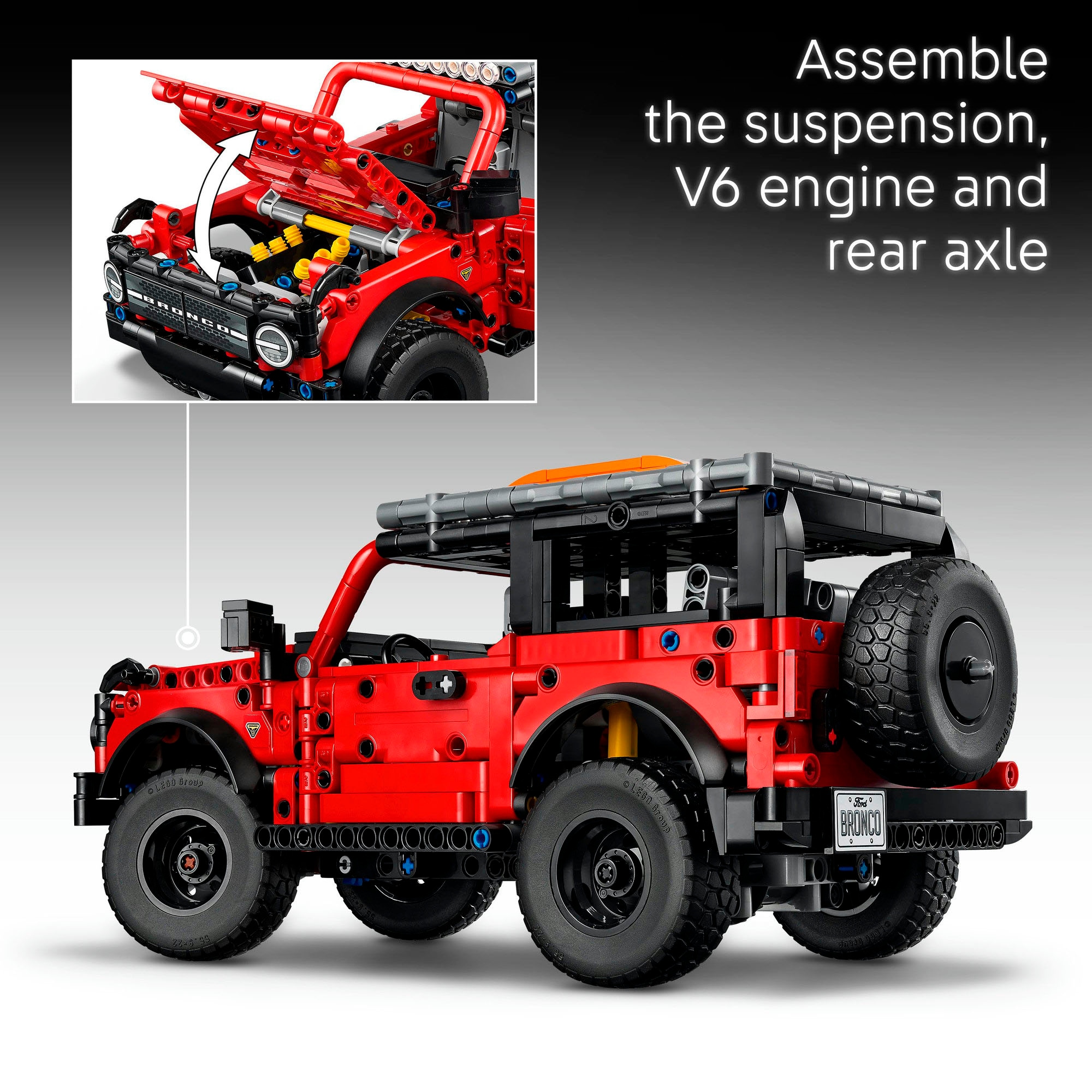 LEGO® Konstruktionsspielsteine »Ford Bronco Offroader (42213), LEGO Technic«, (943 St.), Made in Europe