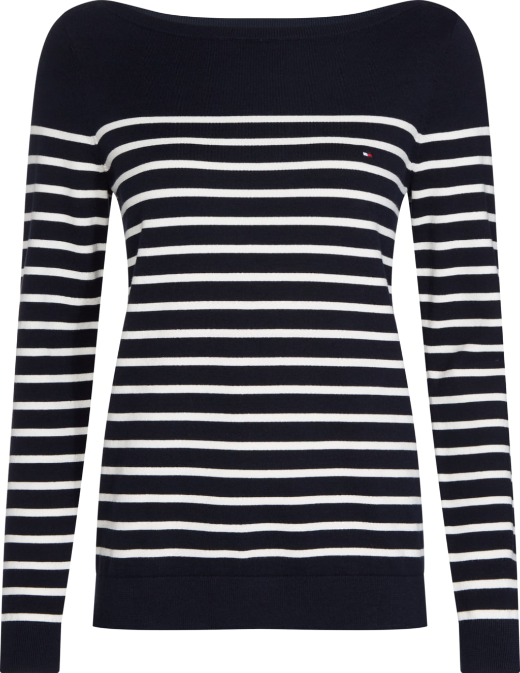 Tommy Hilfiger Streifenpullover »HERITAGE BOAT NECK SWEATER«, im klassischem Ringeldessin