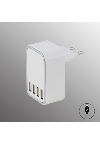 USB-Adapter »Hub Ladeadapter - 4 mal USB-Port«, Ladeadapter USB, Adapter, 4X USB-Port,...