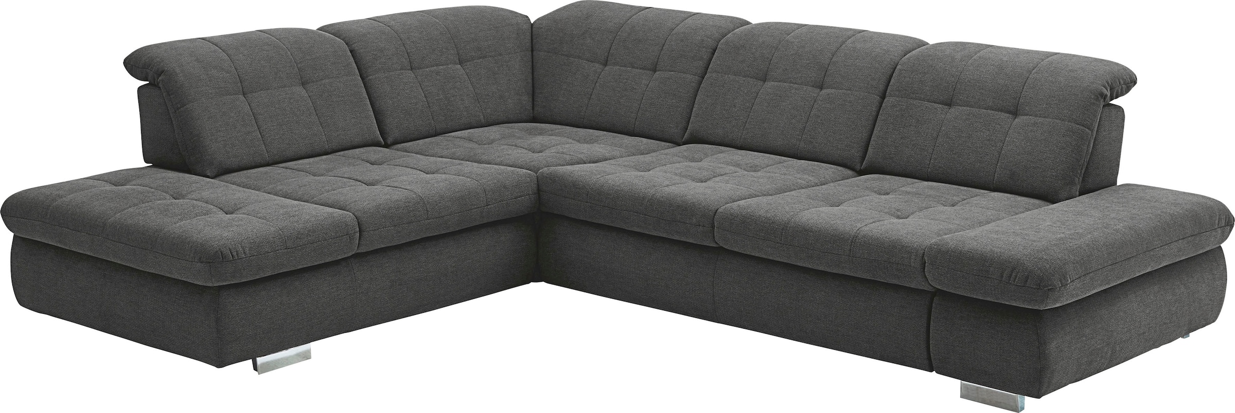 Die PlanBar Ecksofa »MP-IN17004 L-Form«, wahlweise mit Bettfunktion, Sitztiefen- und Kopfteilverstellung