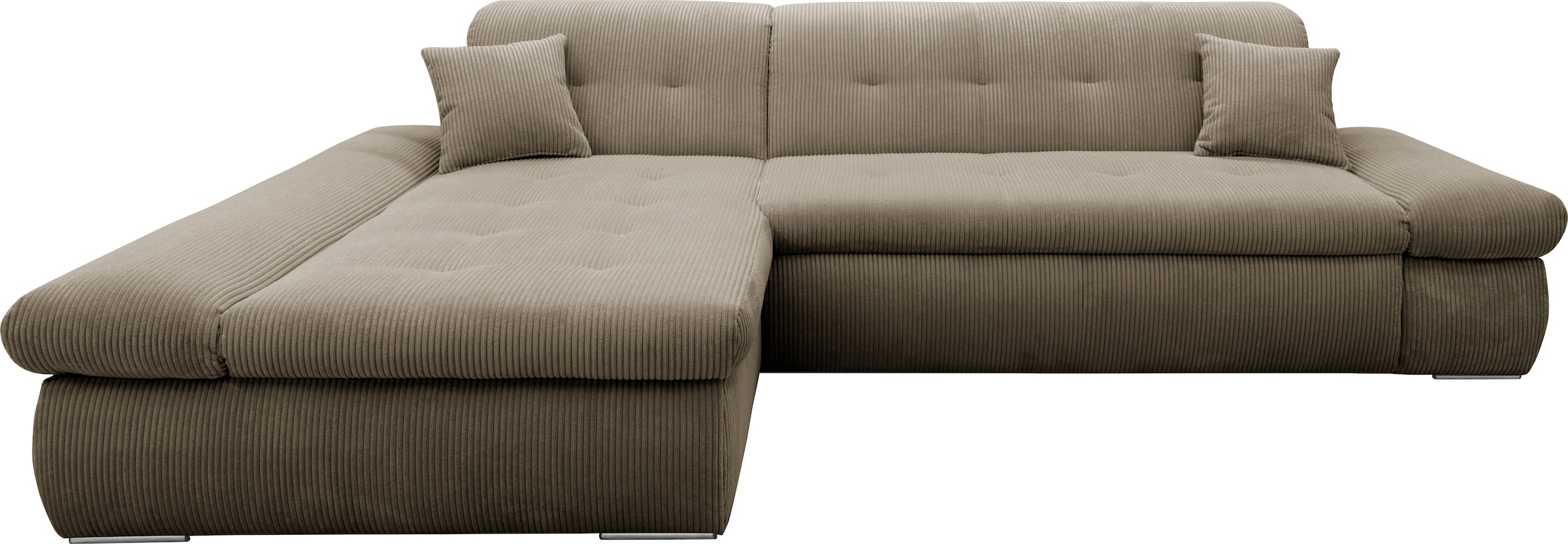 DOMO collection Ecksofa "Moric Luxus - B/T/H 300/172/80 cm, XXL-Format", L- günstig online kaufen