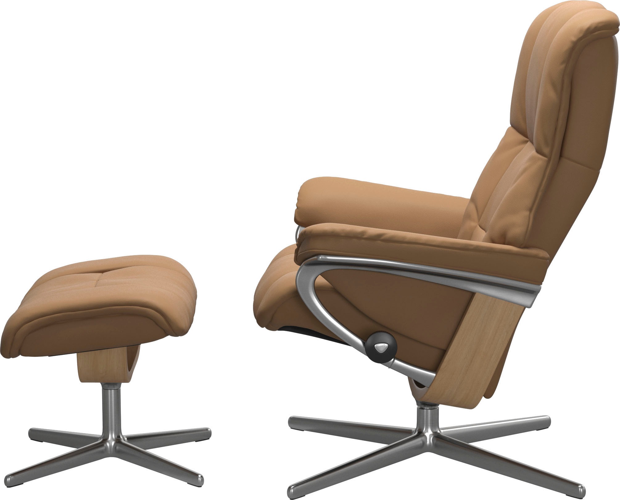 Stressless® Fußhocker »Mayfair«, mit Cross Base, Größe S, M & L, Holzakzent Eiche