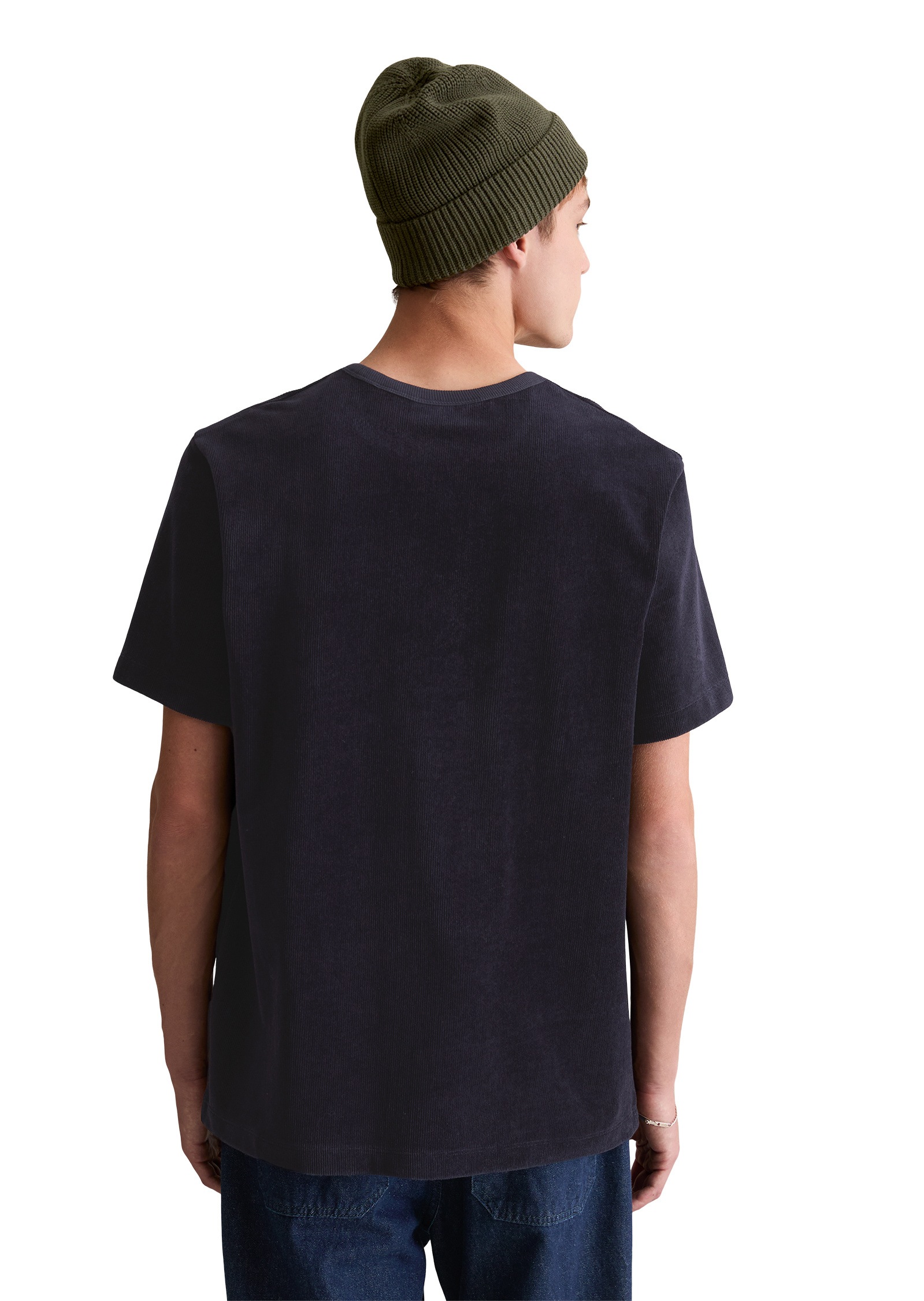 Marc O'Polo DENIM T-Shirt »aus softem Frottee-Cord«
