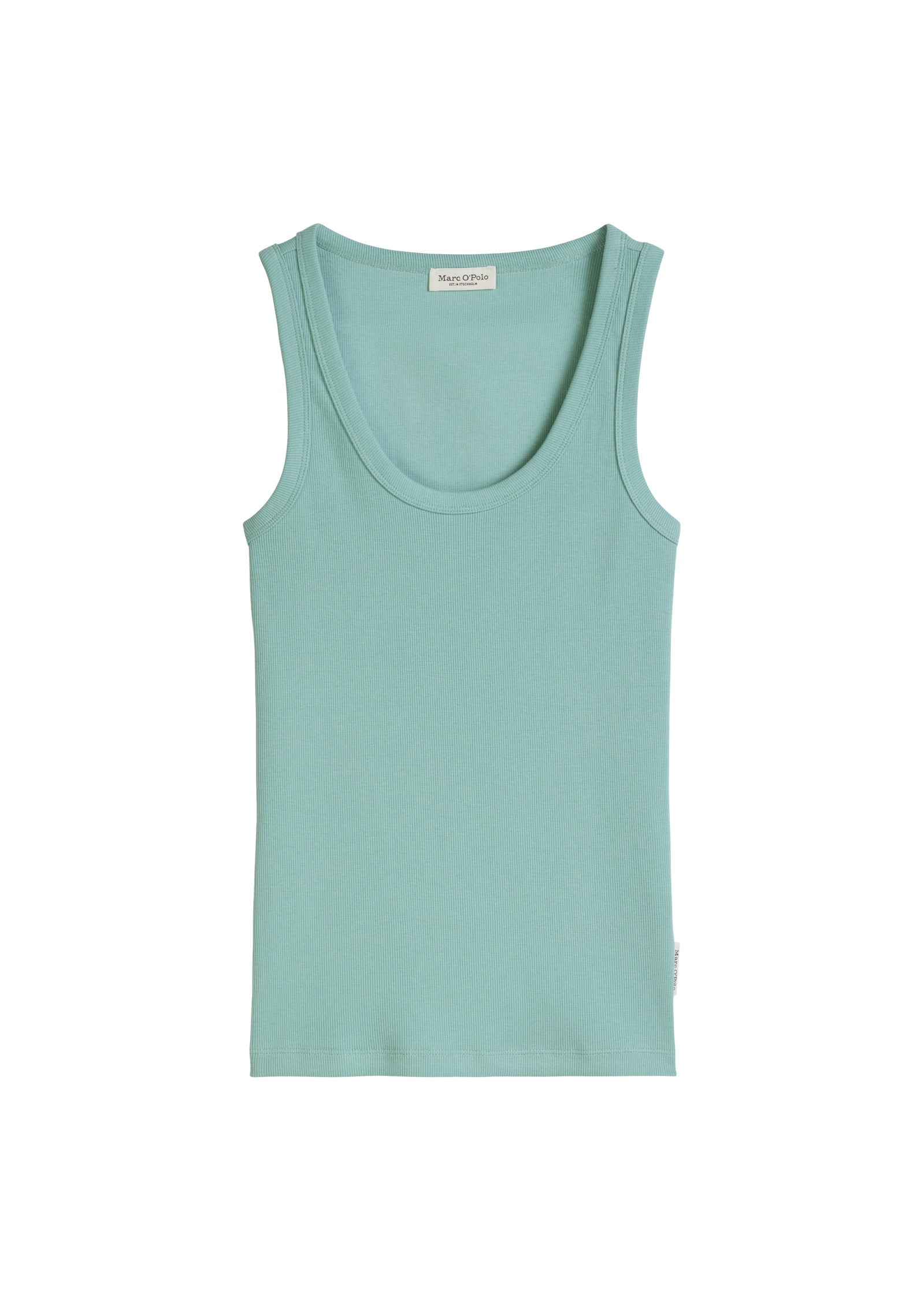 Marc O'Polo T-Shirt »aus elastischem Rippjersey«