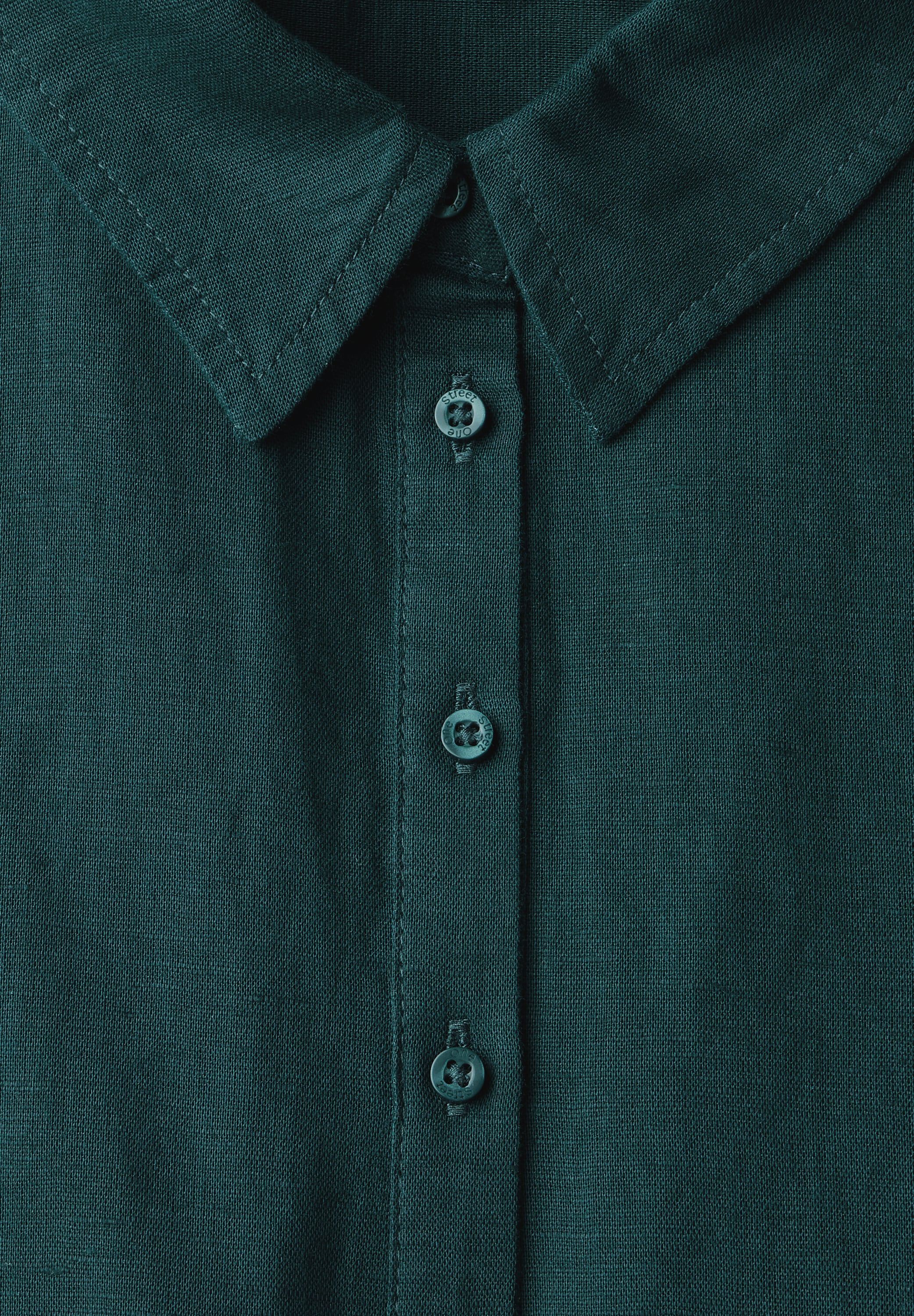 STREET ONE Hemdbluse, mit Seitlichen Einschlitzen am Saum