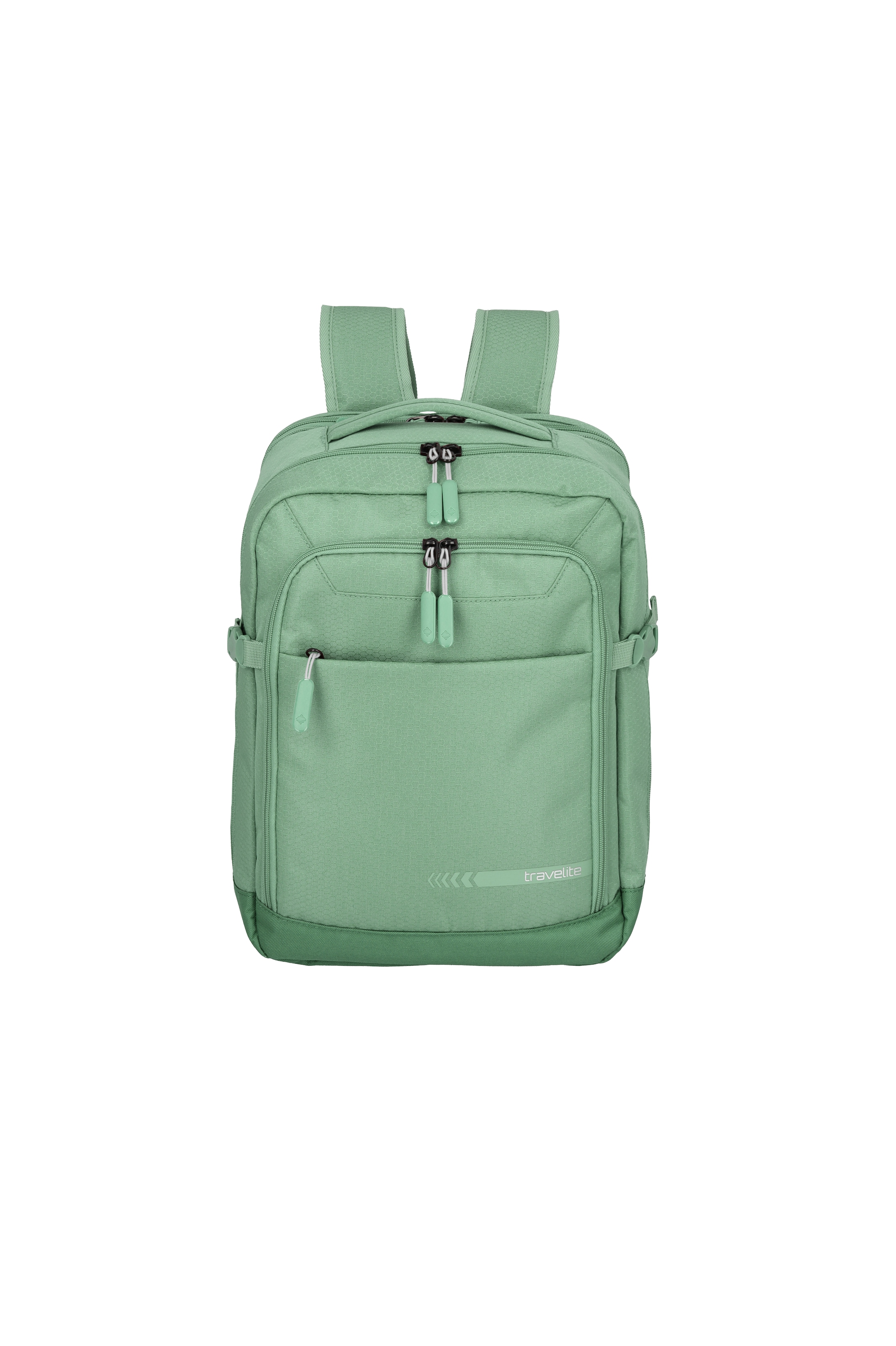 TRAVELITE Reiserucksack "KICK OFF Cabin Rucksack", grün, Textil, Rucksäcke, Unisex Rucksack, Handgepäckgröße, Laptopfach und große Öffnung