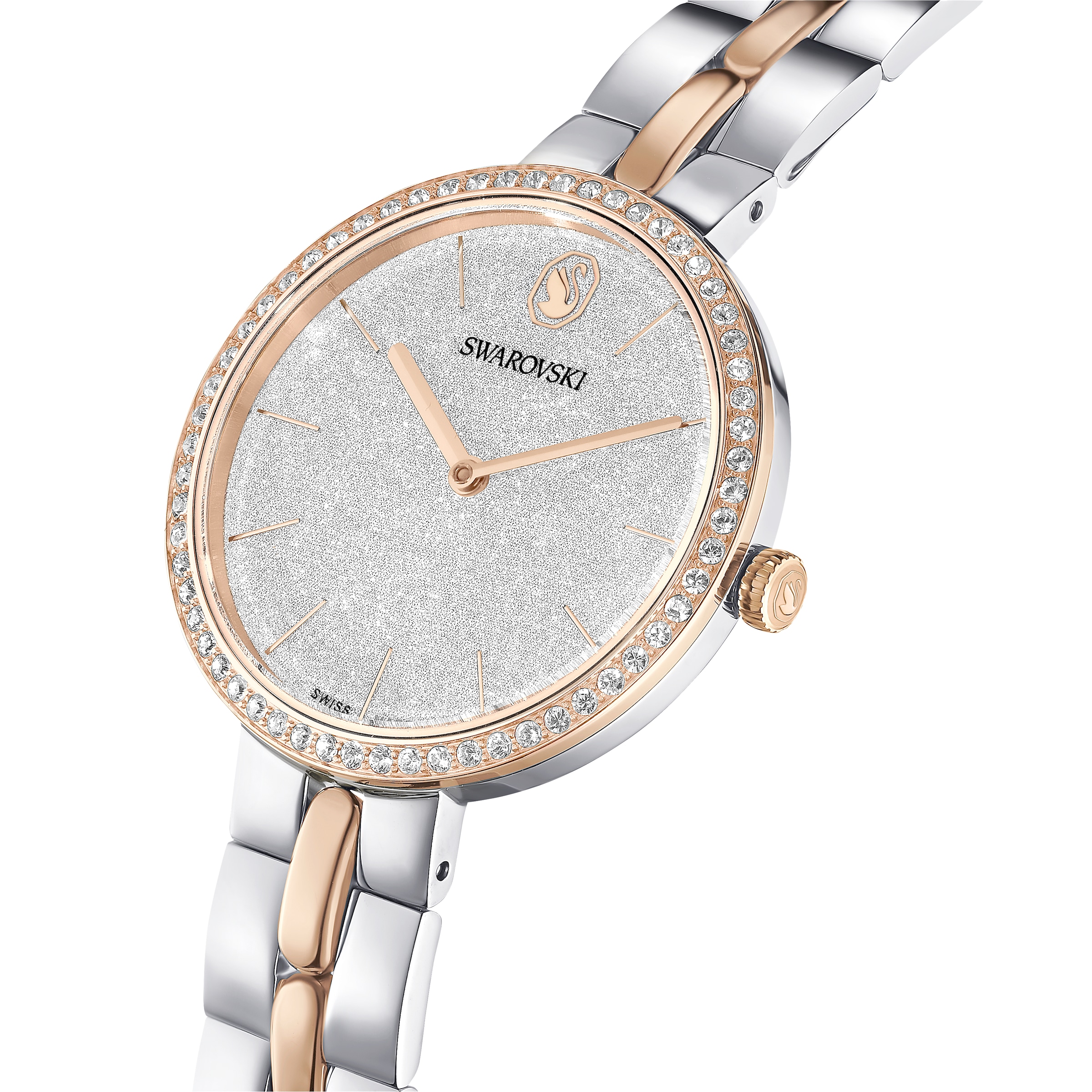 Swarovski Quarzuhr »COSMOPOLITAN« Armbanduhr, Damenuhr, Swiss Made, Edelstahlarmband, analog
