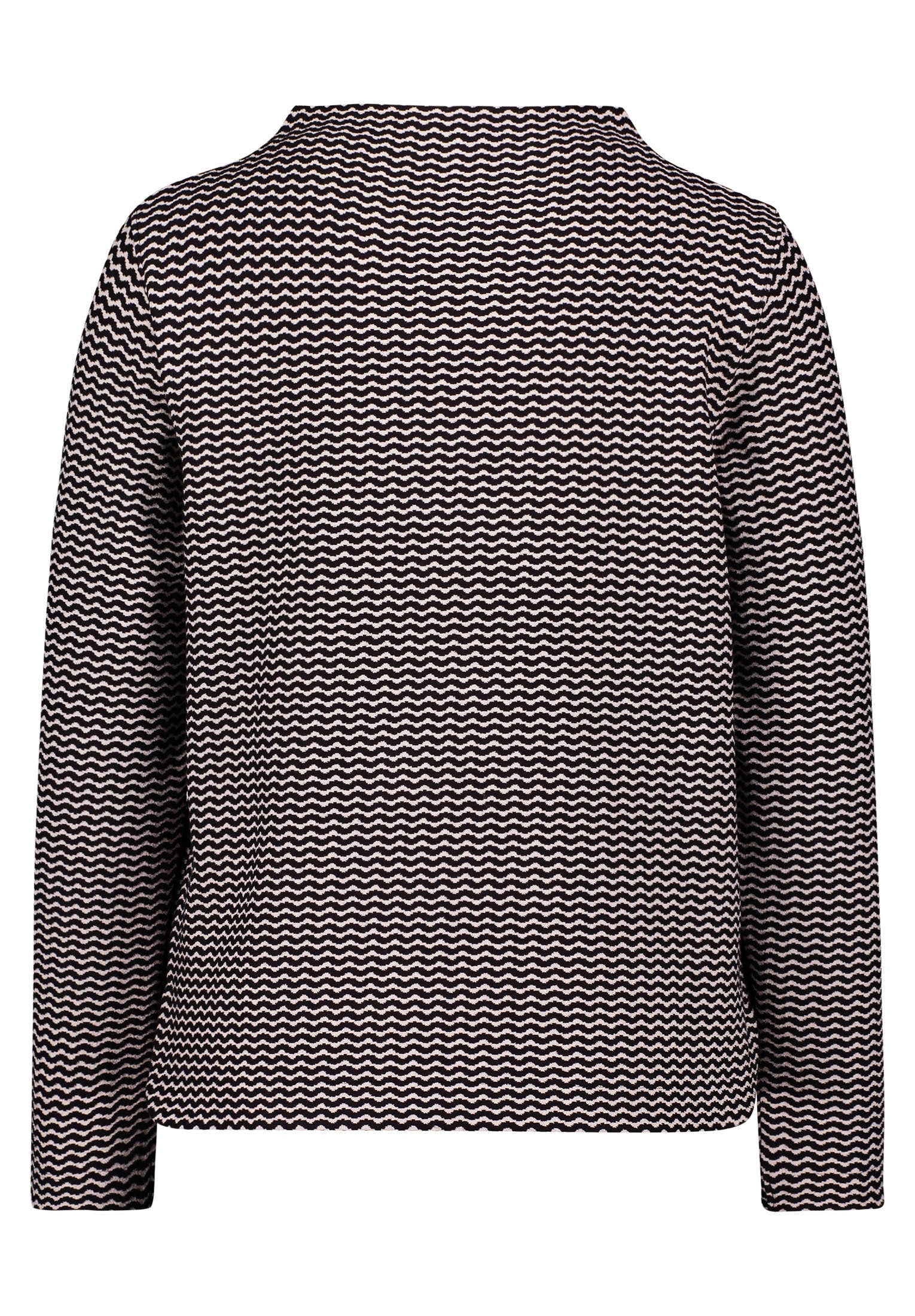 Betty&Co Kurzarmshirt »Betty & Co Casual-Shirt mit Wellenstruktur«, (1 tlg.), Struktur